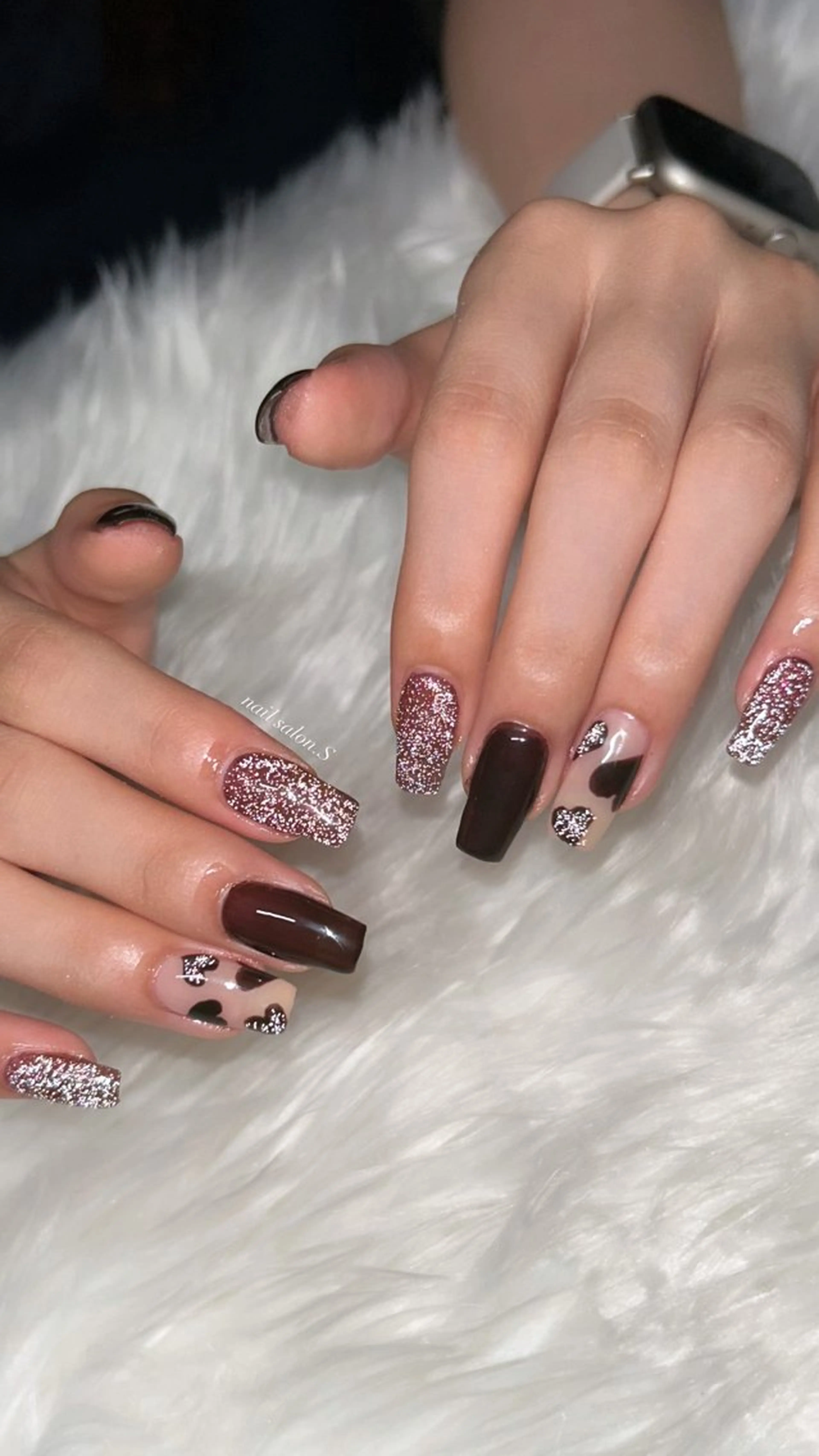 ネイル アートネイル フラッシュネイル ハンドネイル 関山 志乃のネイルデザイン