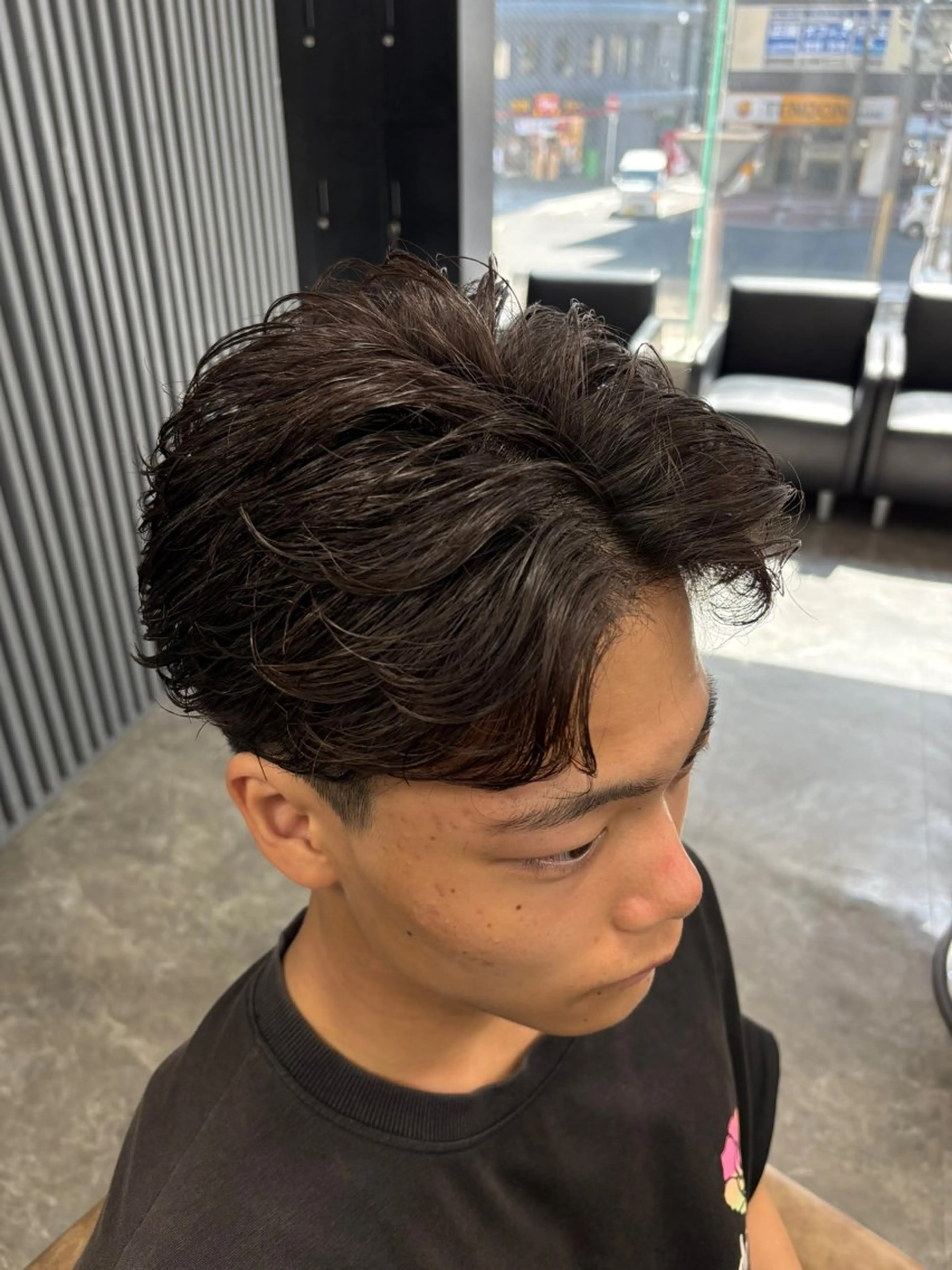 パーマ メンズ カット パーマ KING of hair by NOISM所属・梅田/メンズカット/ パーマ/秋本 大智のヘアスタイル
