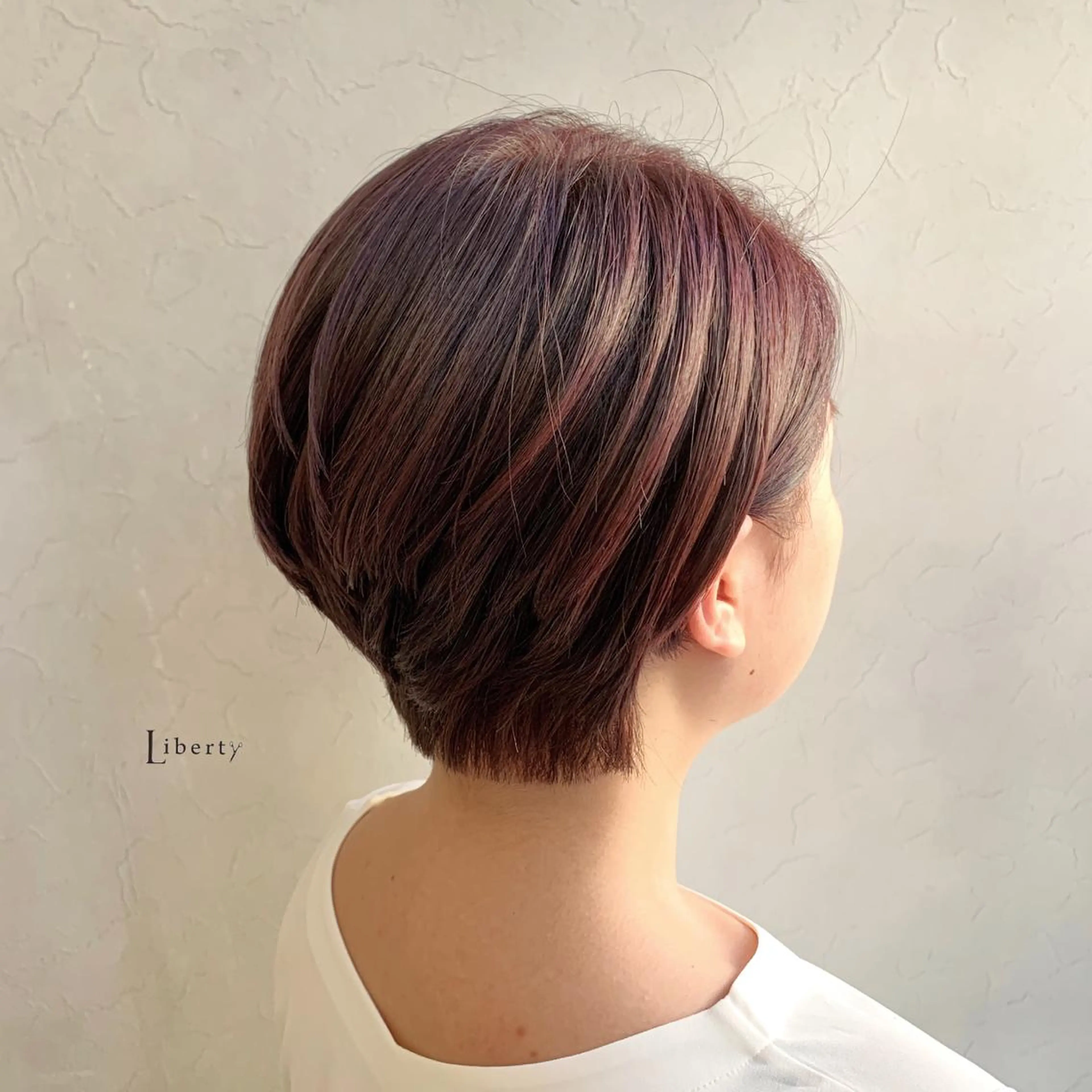 ショート カラー イルミナカラー ヘアカラー トリートメント Liberty 店長 TAJIMAのヘアスタイル