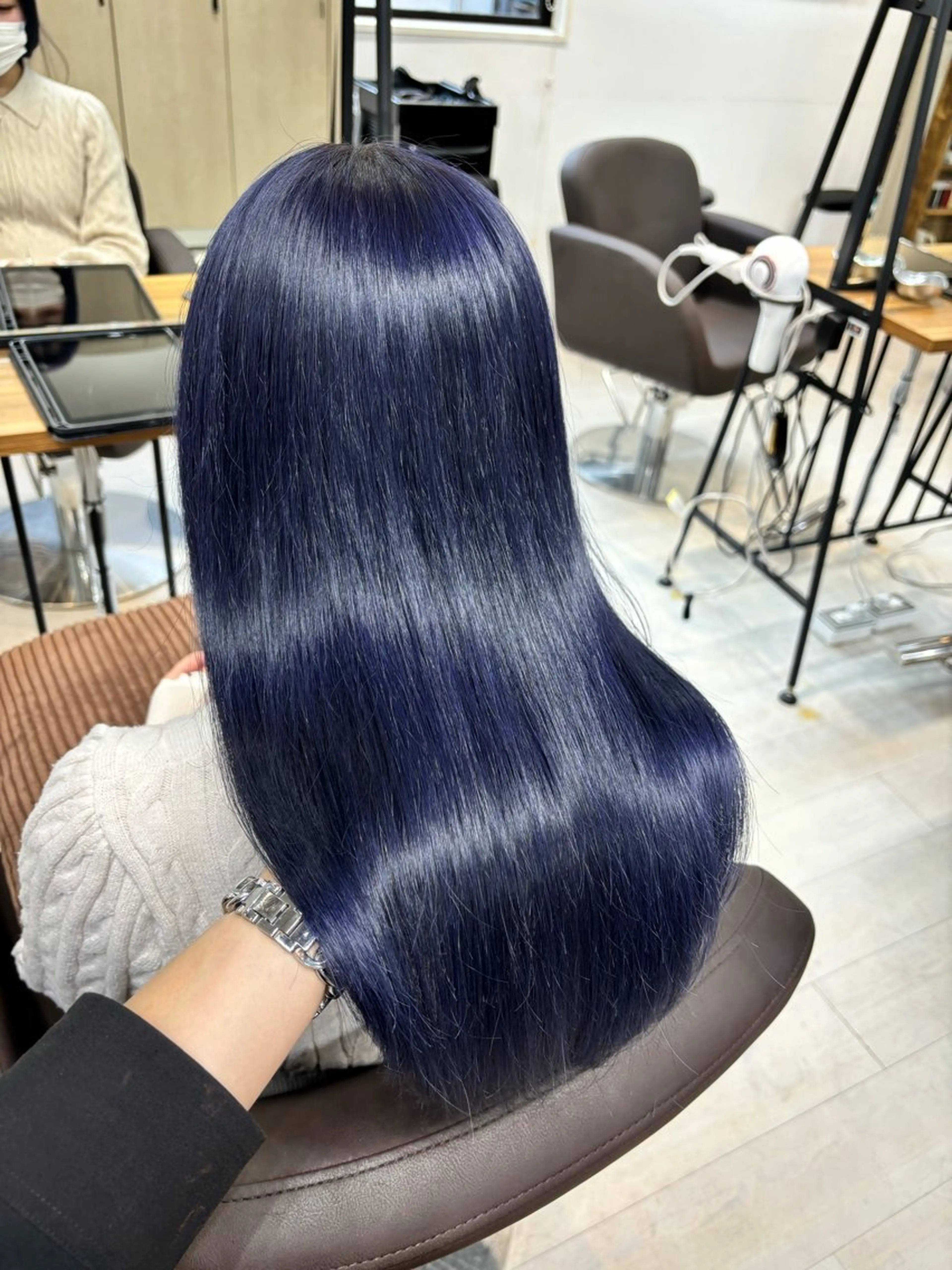 ロング ヘアカラー トリートメント ヘッドスパ ヘアセット I S所属・🌿透明感カラー‪ 縮毛矯正✨かずきのヘアスタイル