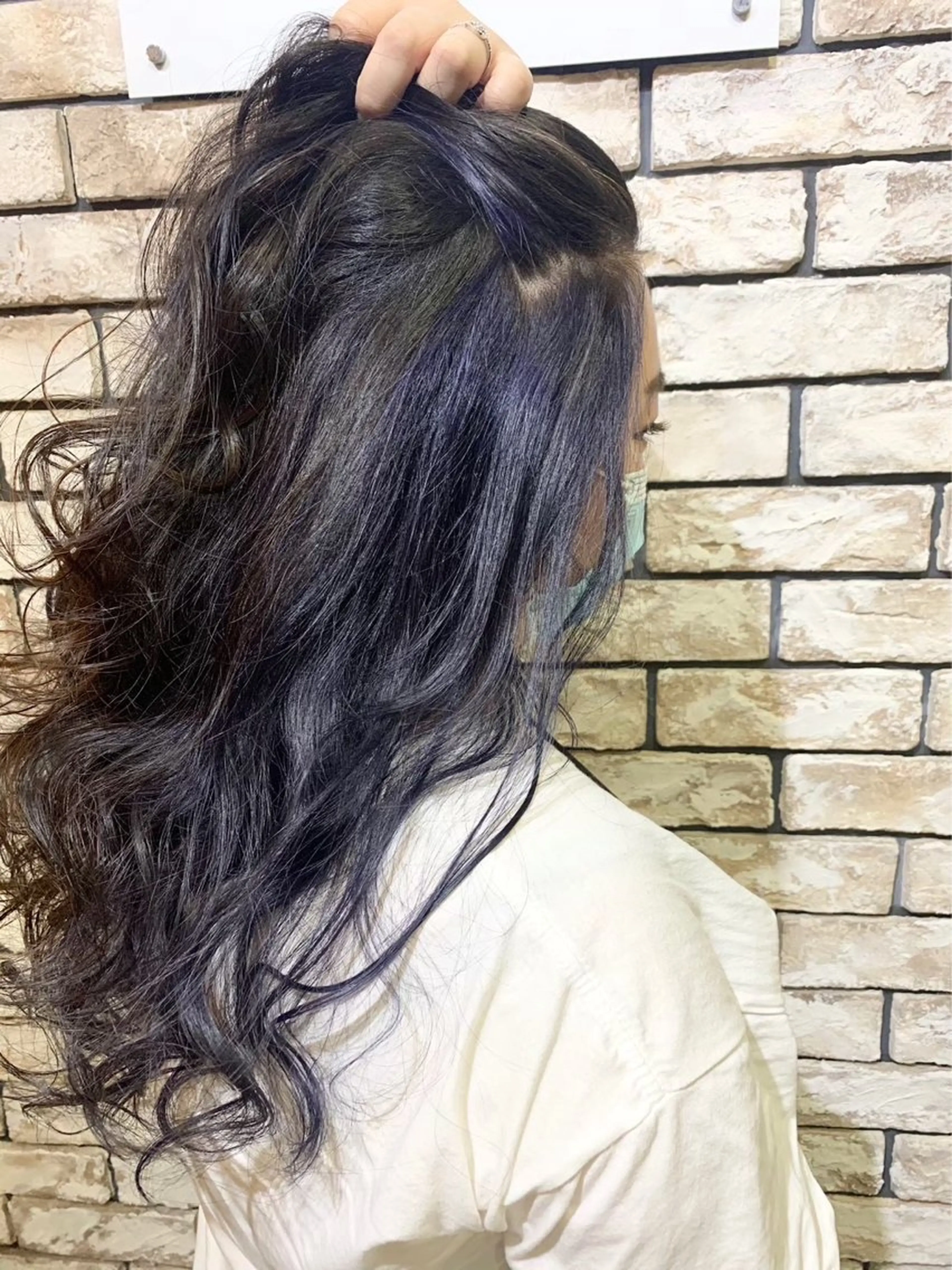 ロング カラー 透明感ハイトーン カラー🦋🌧希咲のヘアスタイル