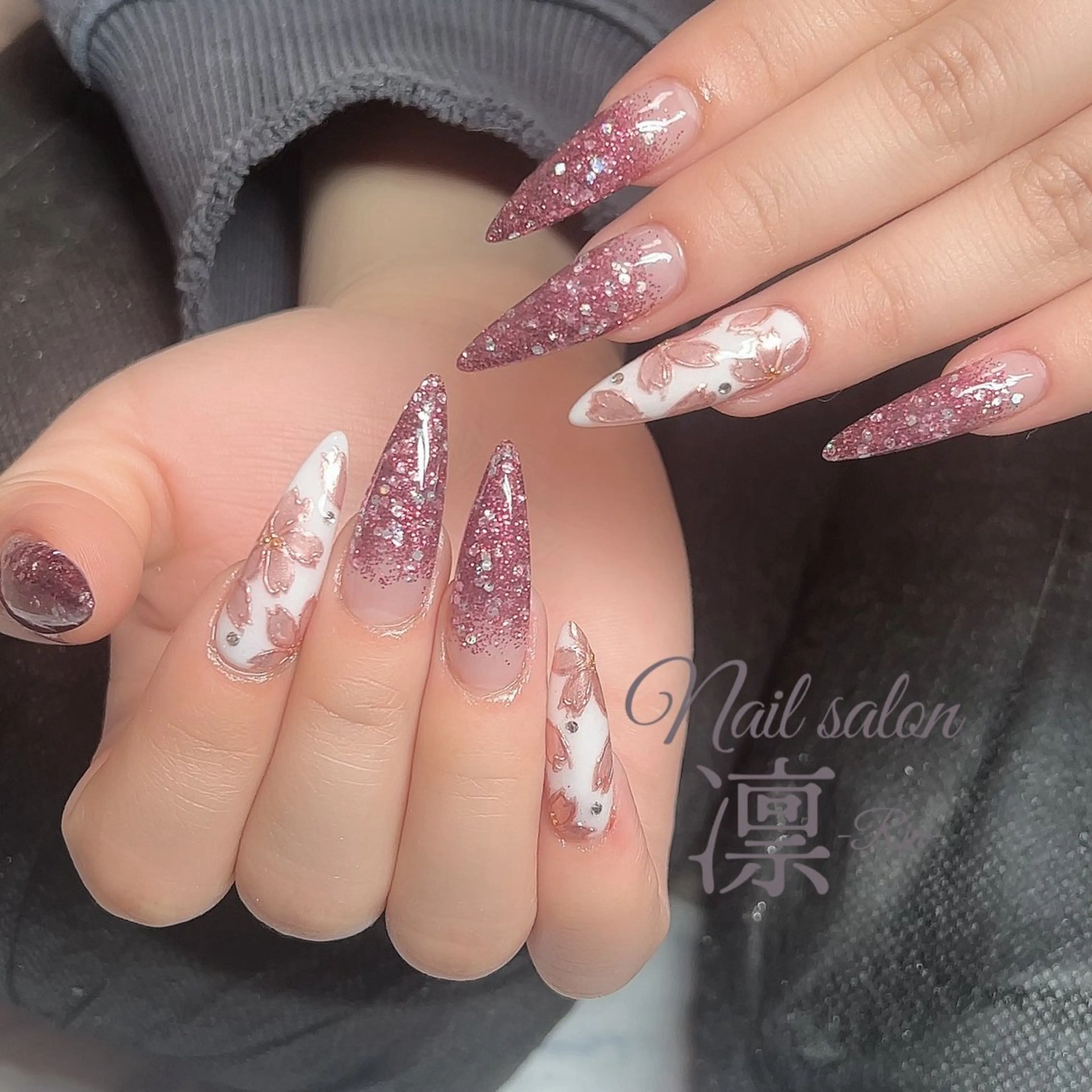 ネイル スカルプネイル private salon凛のネイルデザイン