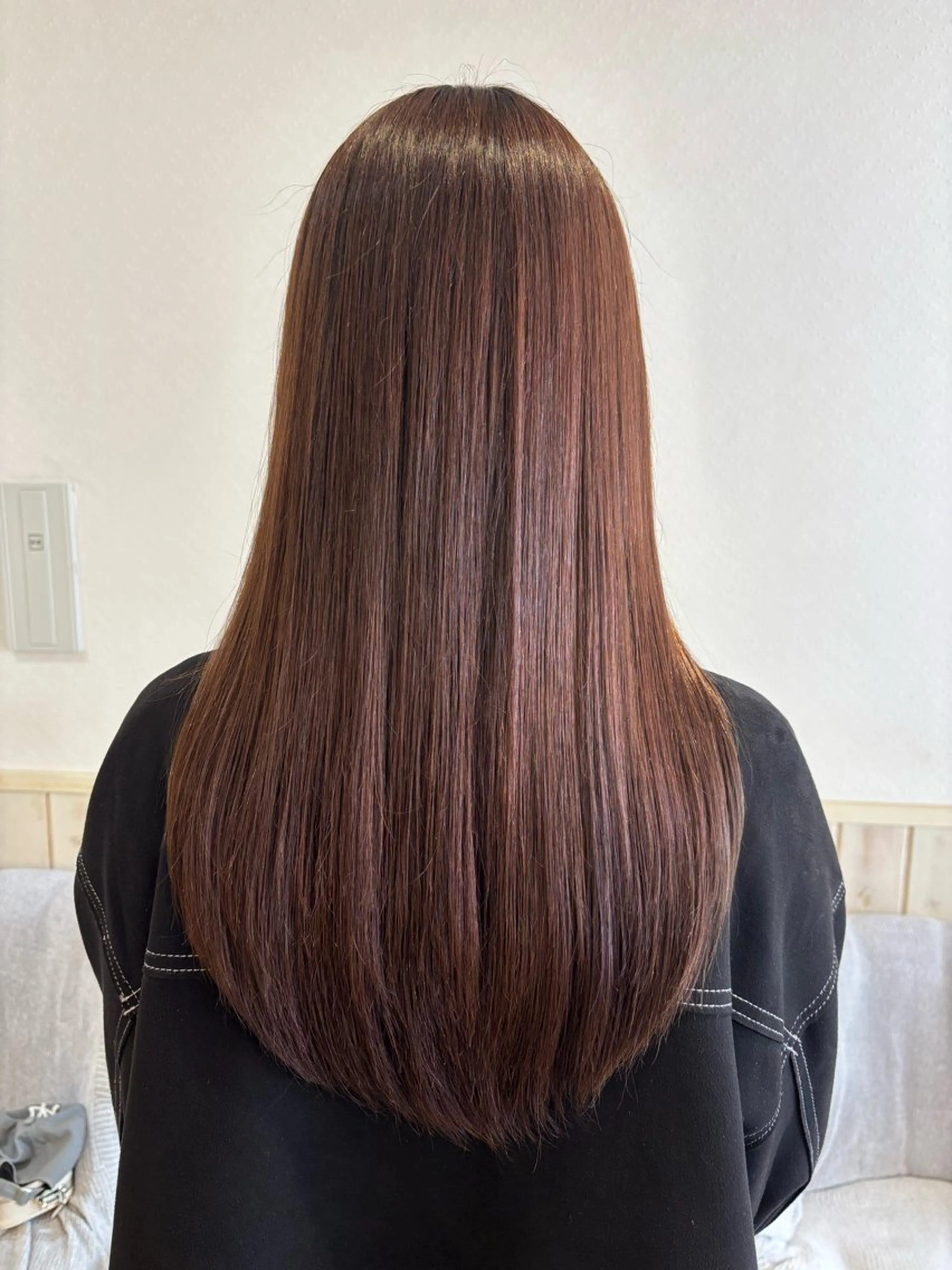 ロング ヘアカラー 菊池 純香のヘアスタイル