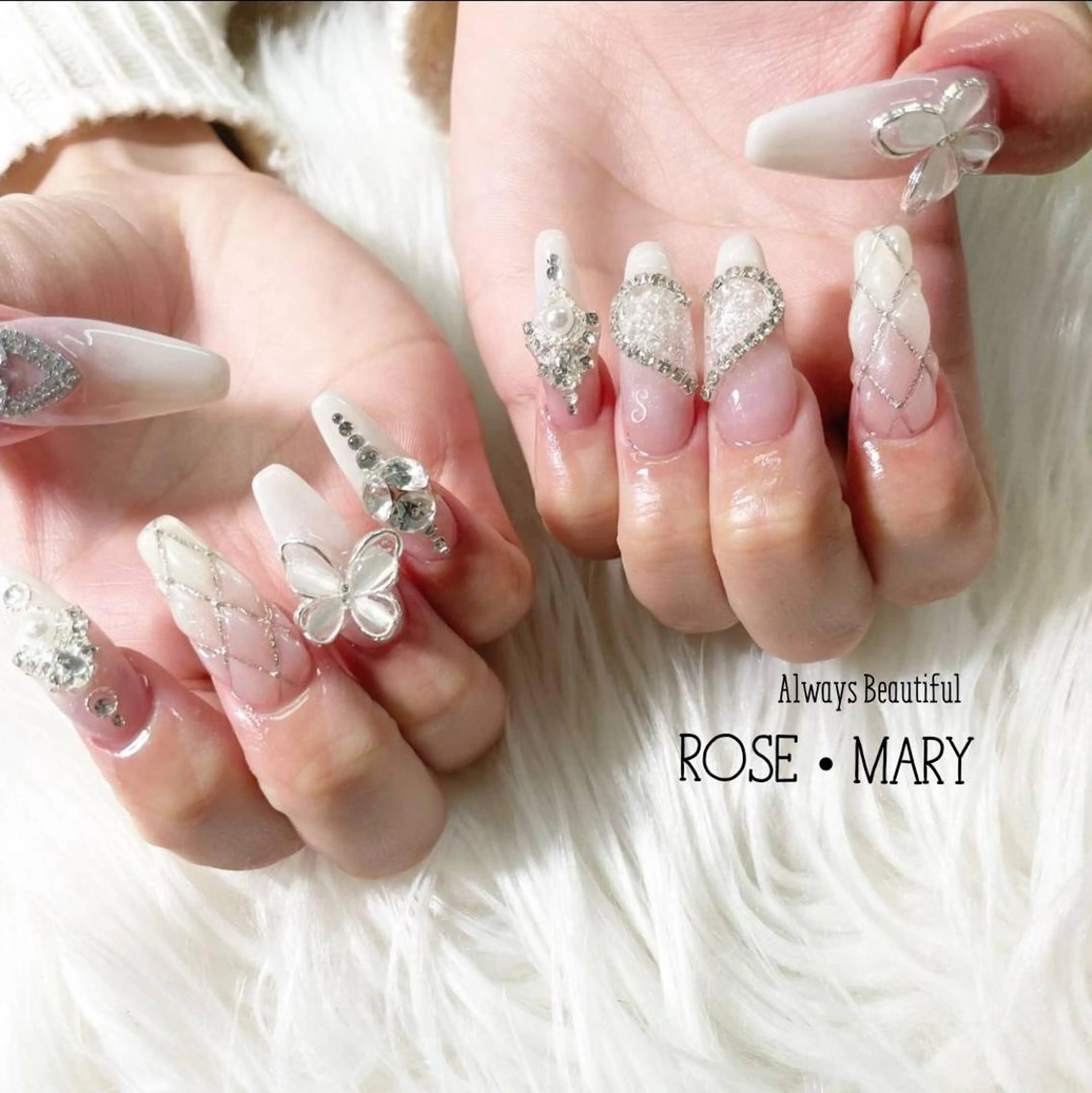 ネイル ハンドネイル ROSE・ MARY 鈴木のネイルデザイン