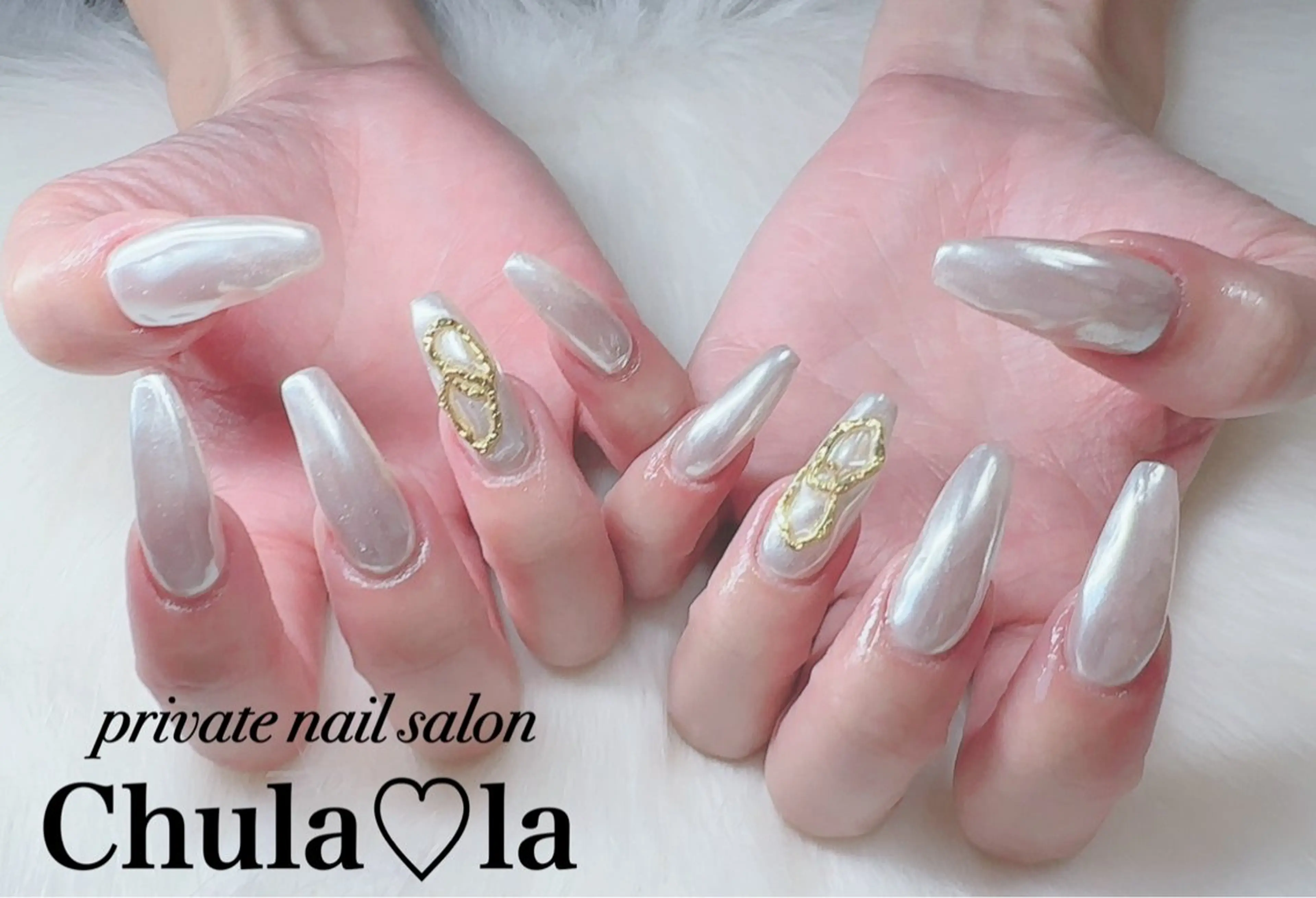 ネイル ミラーネイル ハンドネイル Chula♡la 豊見城市高安のネイルデザイン