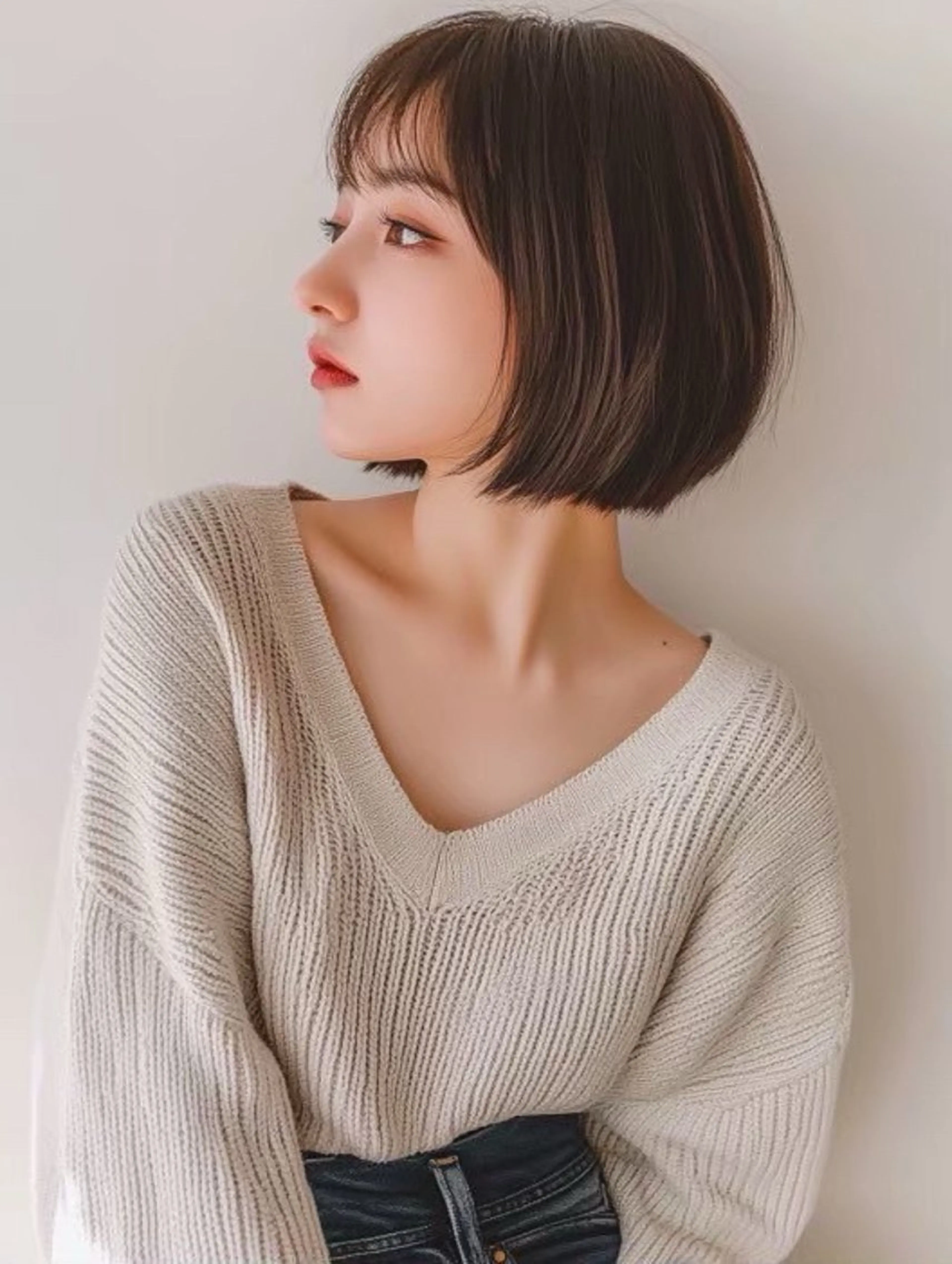 【8/27限定🌻カットモデル＋Aujuaサロントリートメント募集】切りっぱなしボブ🩷の写真