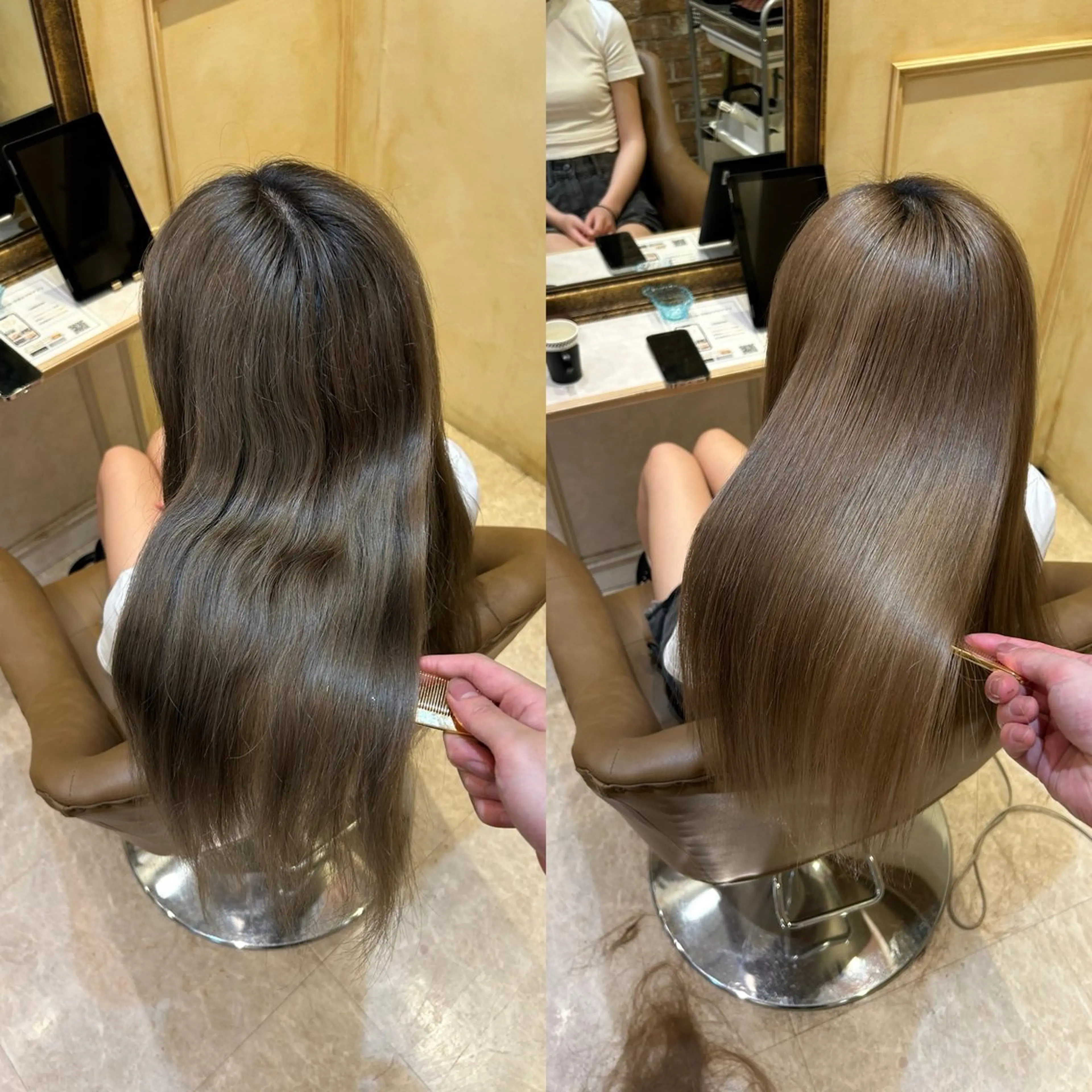 ロング パーマ 縮毛矯正 カット 縮毛矯正 トリートメント 🌹古川暁 髪質改善縮毛矯正🌹のヘアスタイル