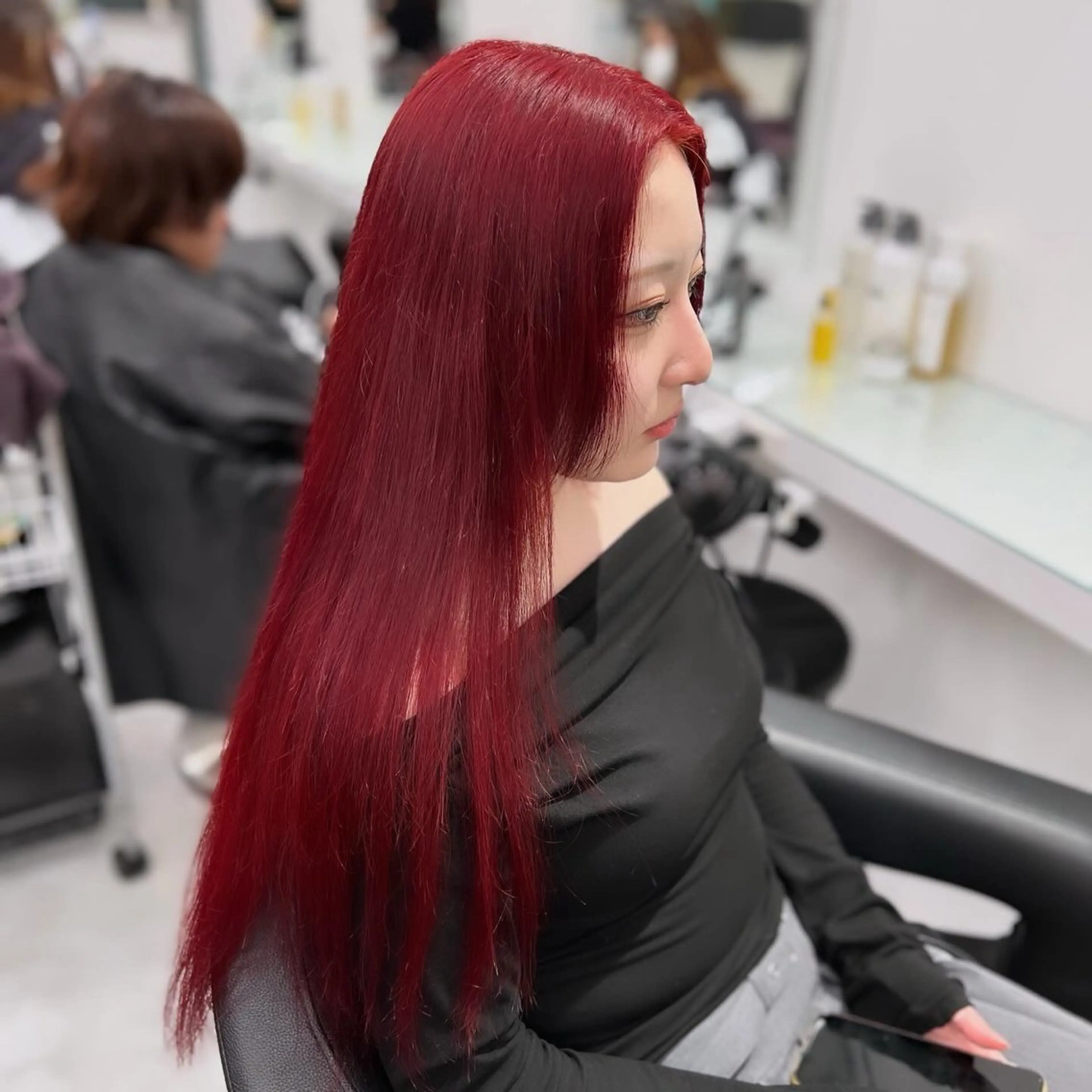 カラー ヘアカラー トリートメント ブリーチなし透明感 💗RYOTAのヘアスタイル