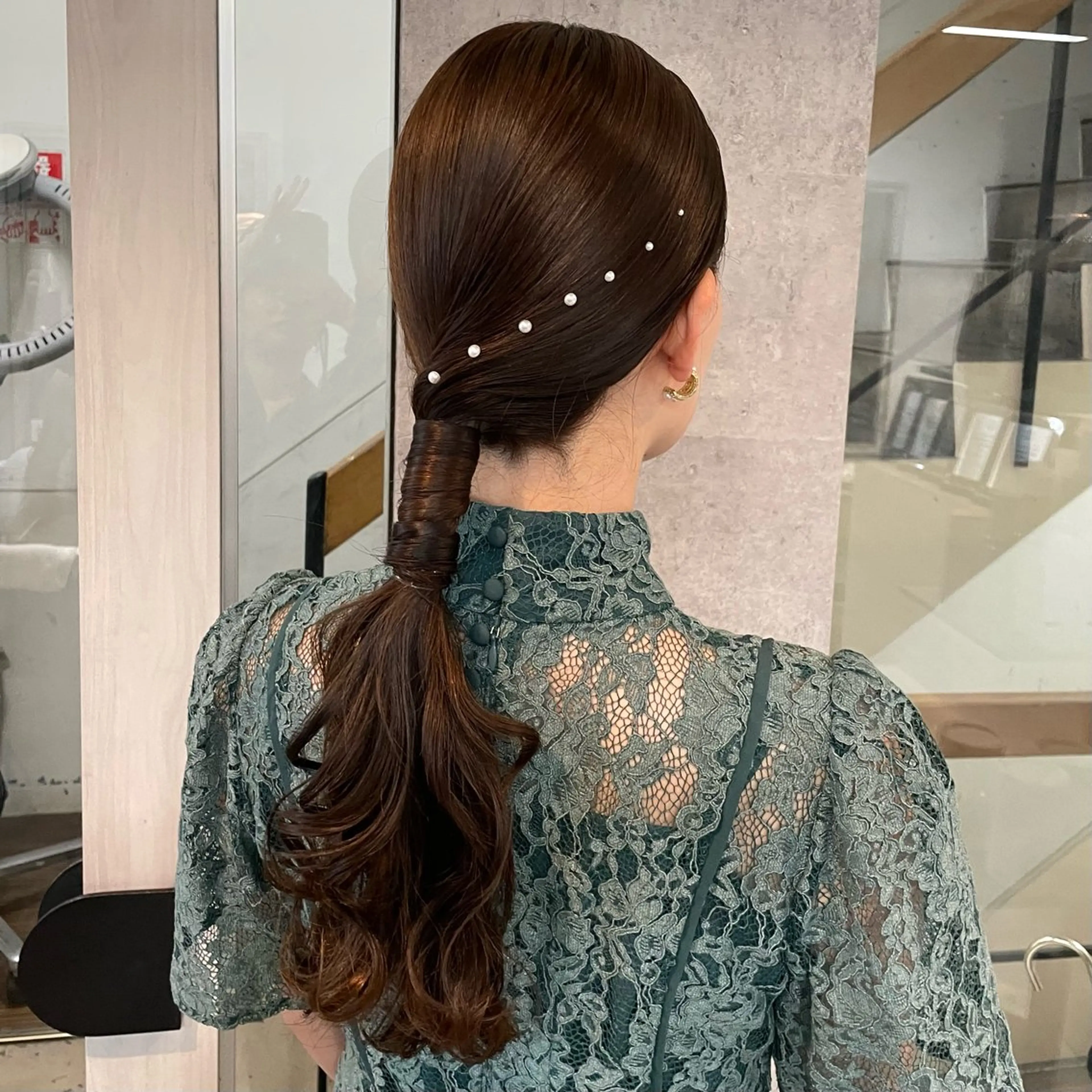 ヘアアレンジ ヘアセット 金城 二千夏のヘアスタイル
