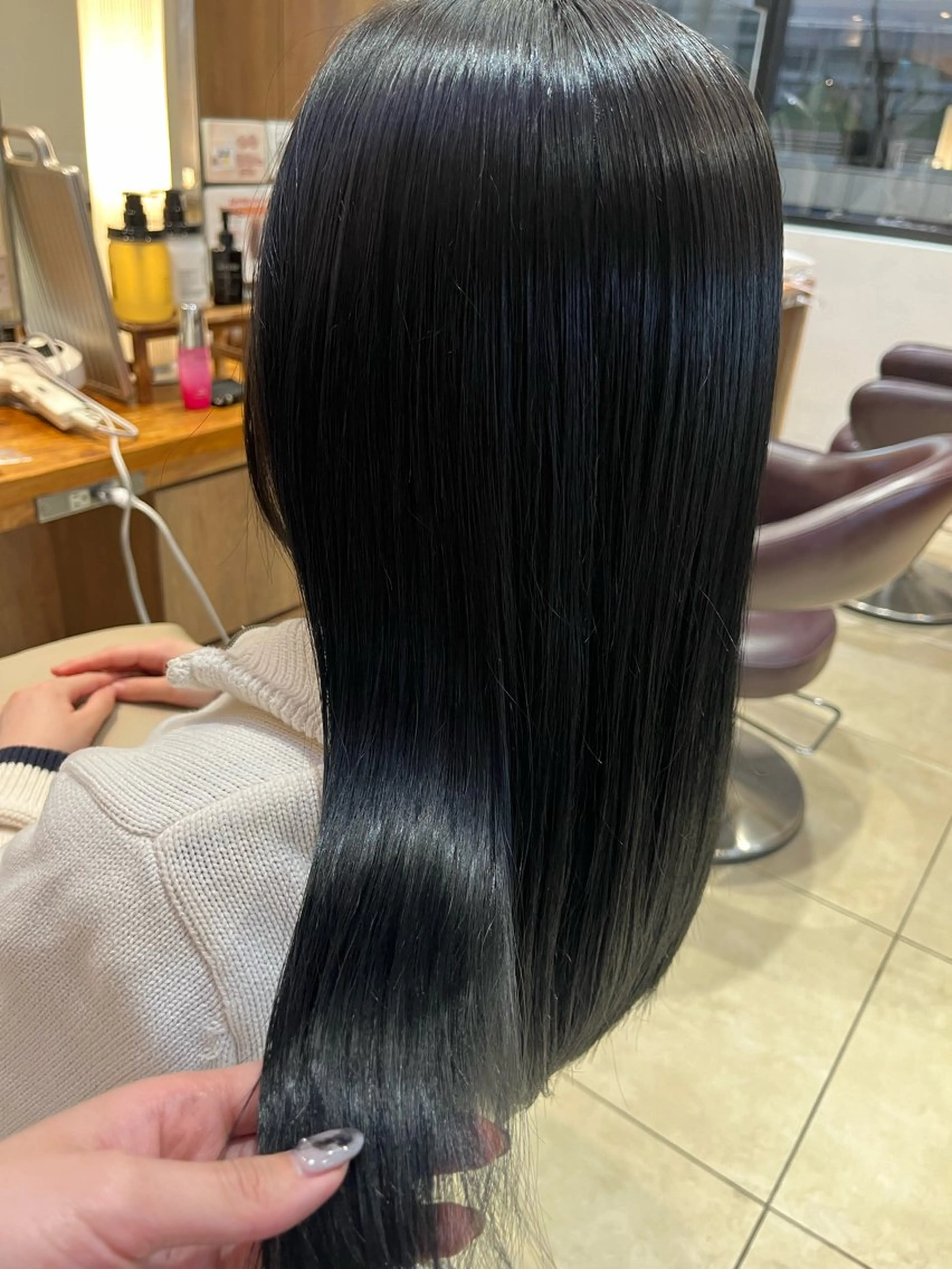 ロング カラー カット ヘアカラー 奥山 沙季(大井町)のヘアスタイル