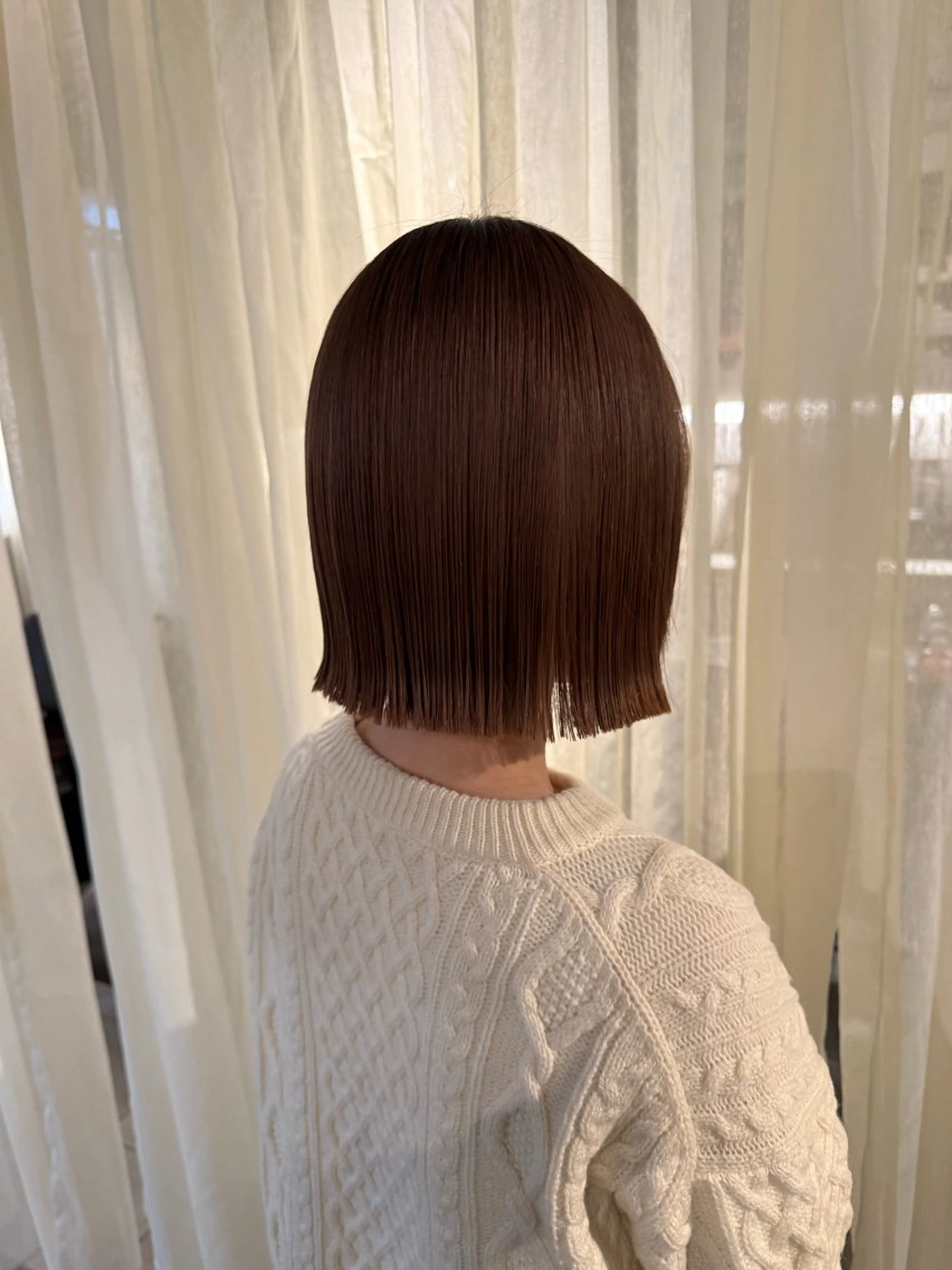 ショート replay所属・藤原 百花のヘアスタイル