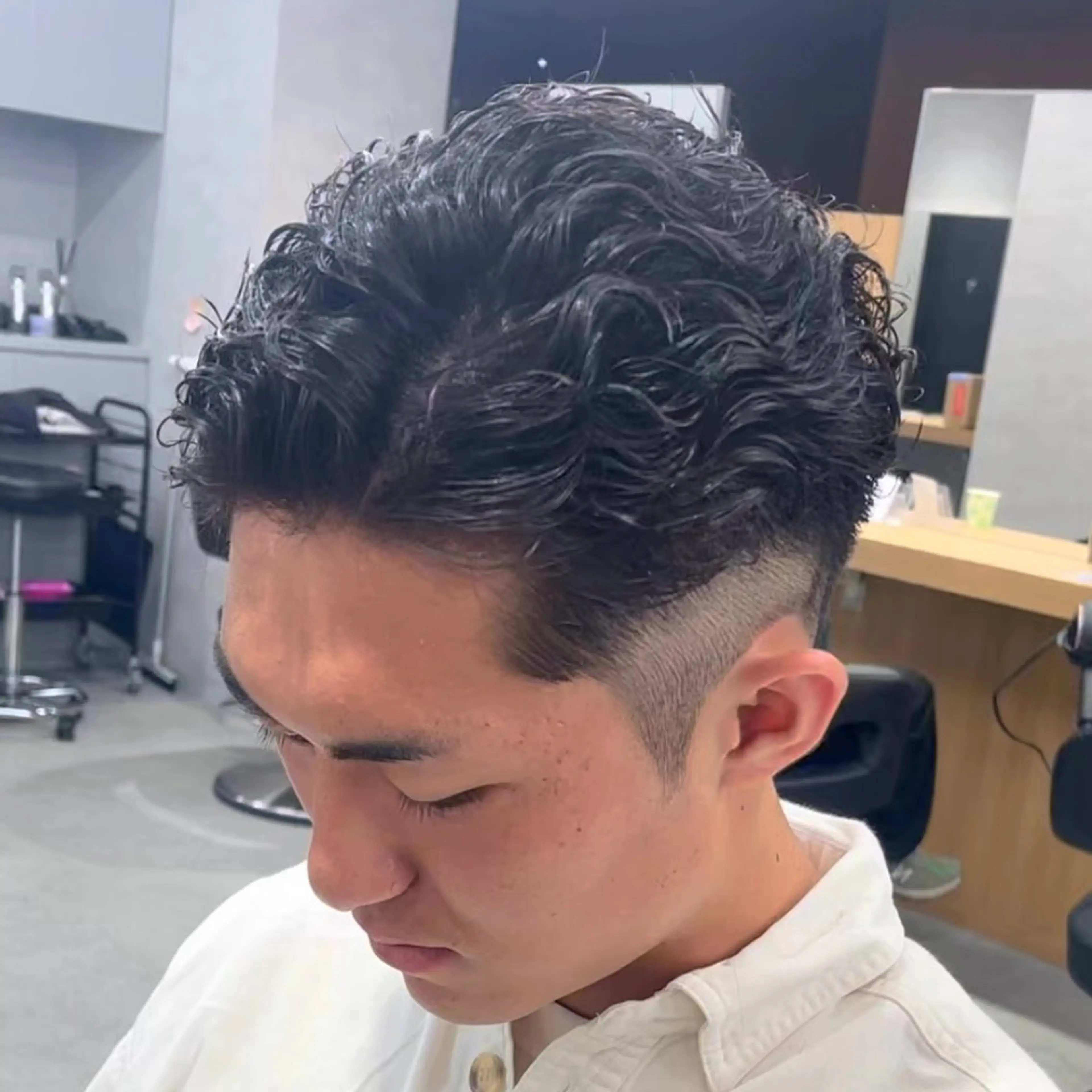 パーマ メンズ 🔥メンズカット＋パ ーマ🔥菊池一真のヘアスタイル