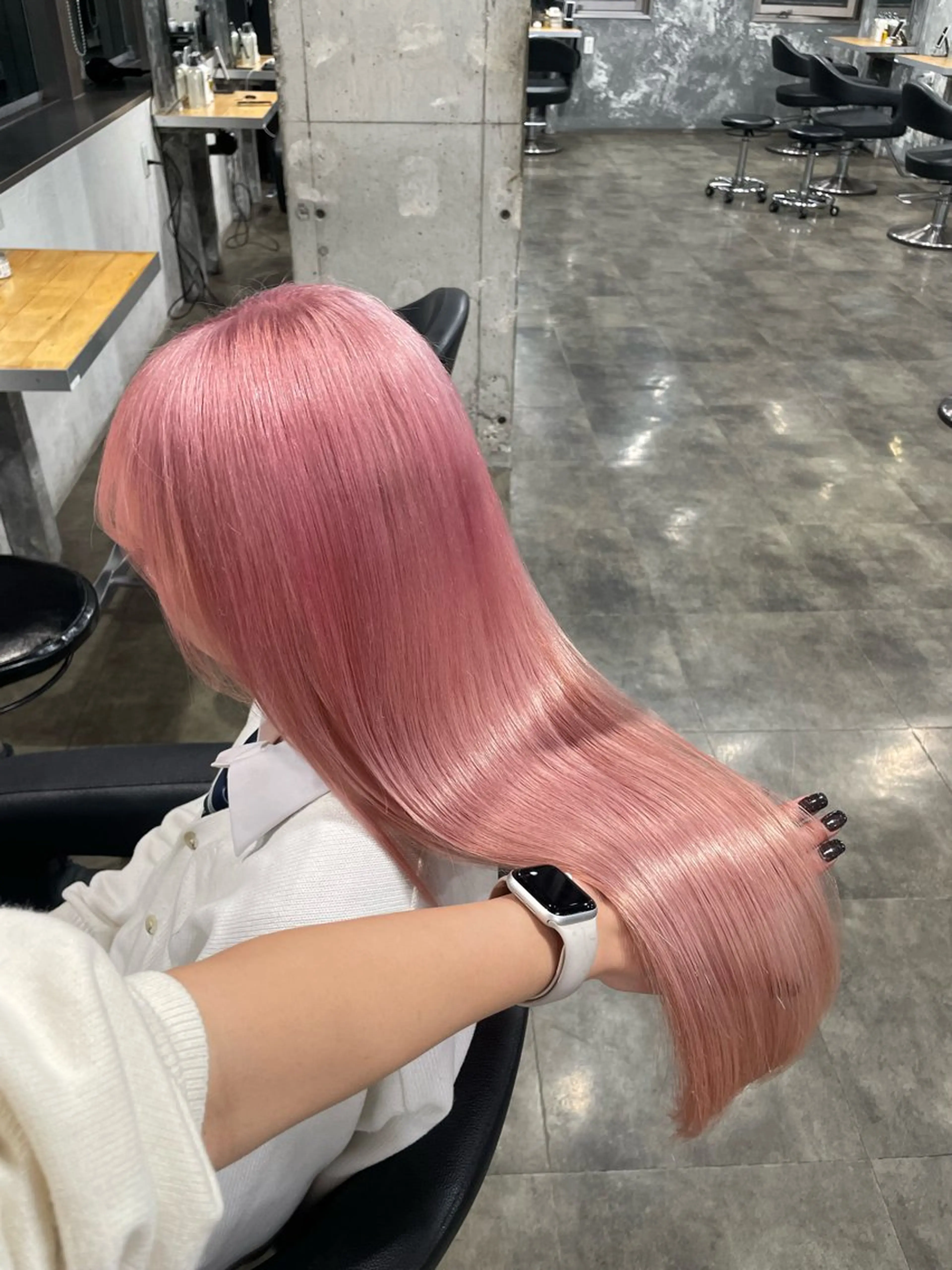 ロング カラー ヘアカラー ハイトーン 横浜💞ミオのヘアスタイル