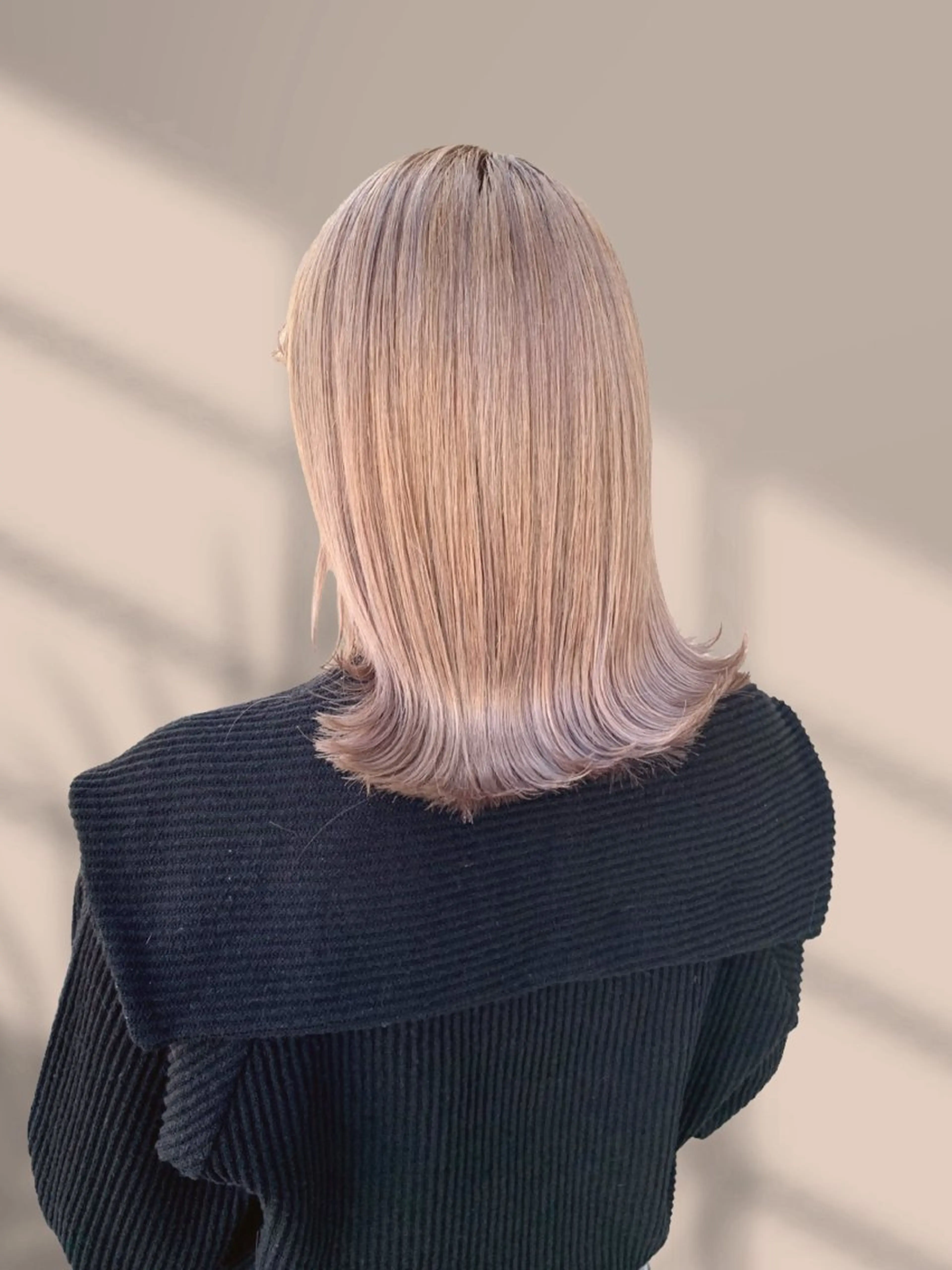 ロング ヘアカラー トリートメント ヘアセット くすみミルクティー/ ブラウン🪡TOWAのヘアスタイル