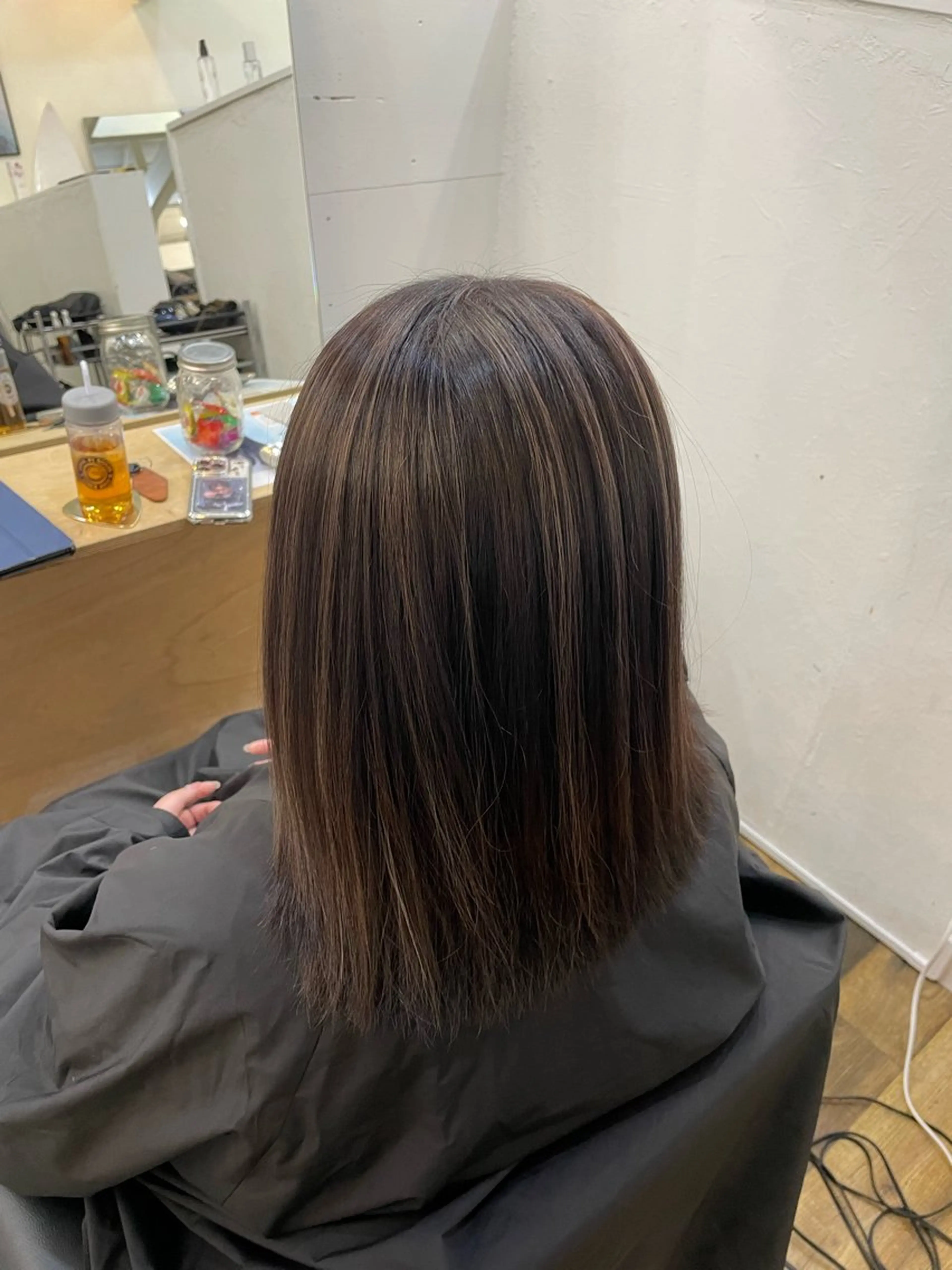 カラー ハイライトカラー i.+odori所属・‎🤍Miu‎🤍 レイヤーカット‎🤍のヘアスタイル