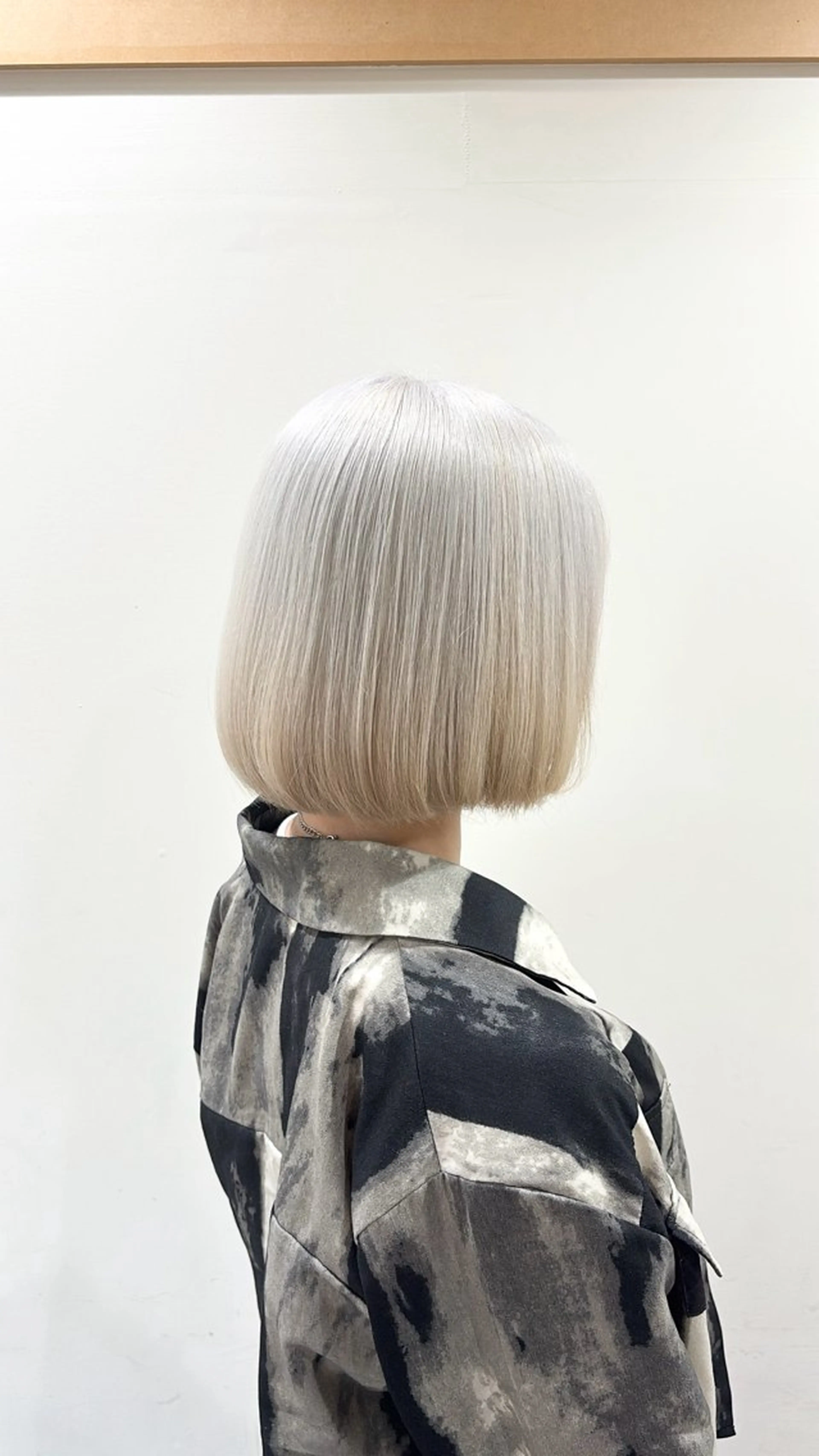 ショート カラー ヘアカラー トリートメント ヘッドスパ ブリーチ特化/透明感 カラー森山陽向のヘアスタイル