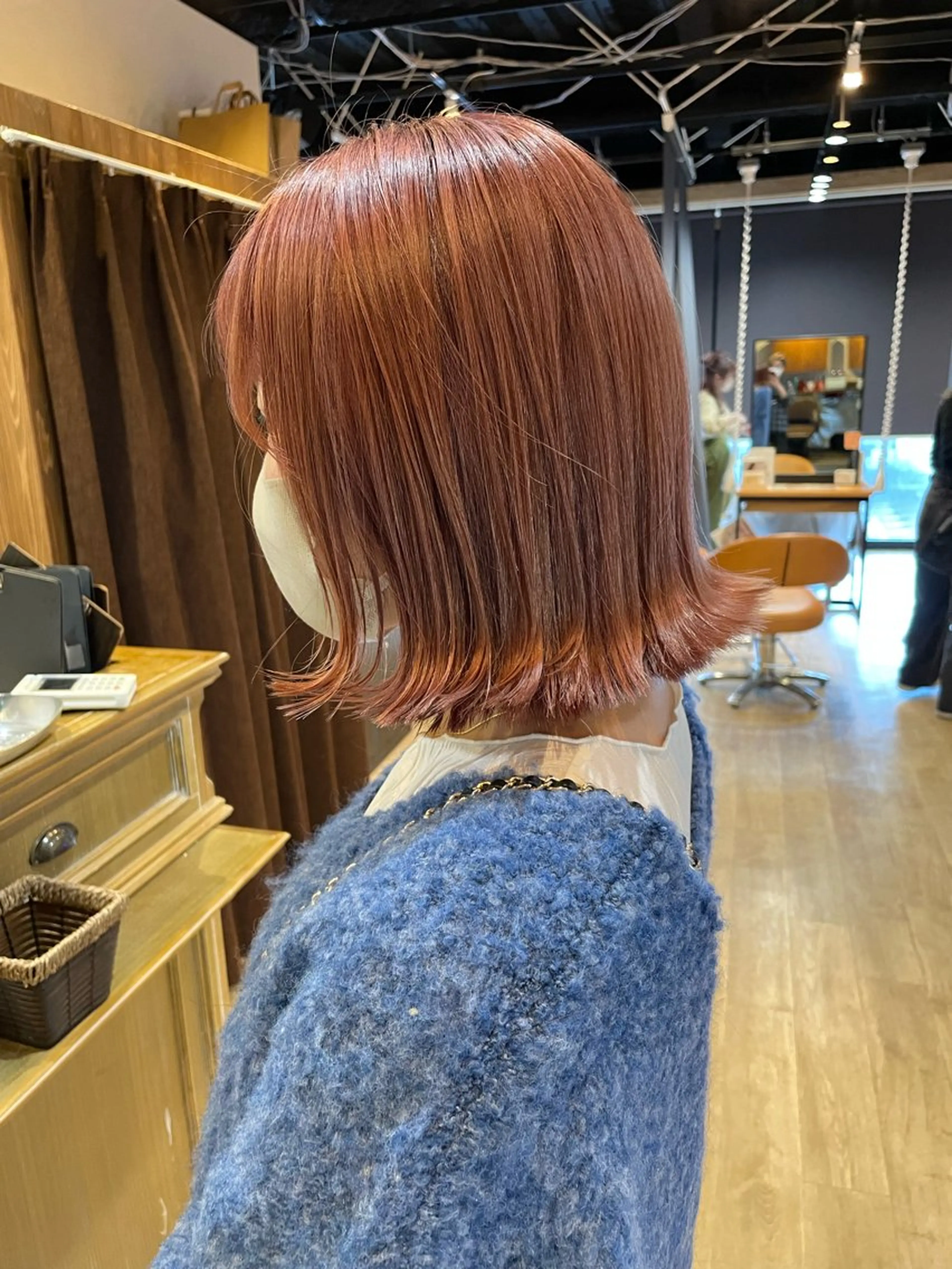 ショート カラー ピンクカラー ボブ カット ヘアカラー トリートメント 髪質改善/ブリーチ 田代 龍我のヘアスタイル