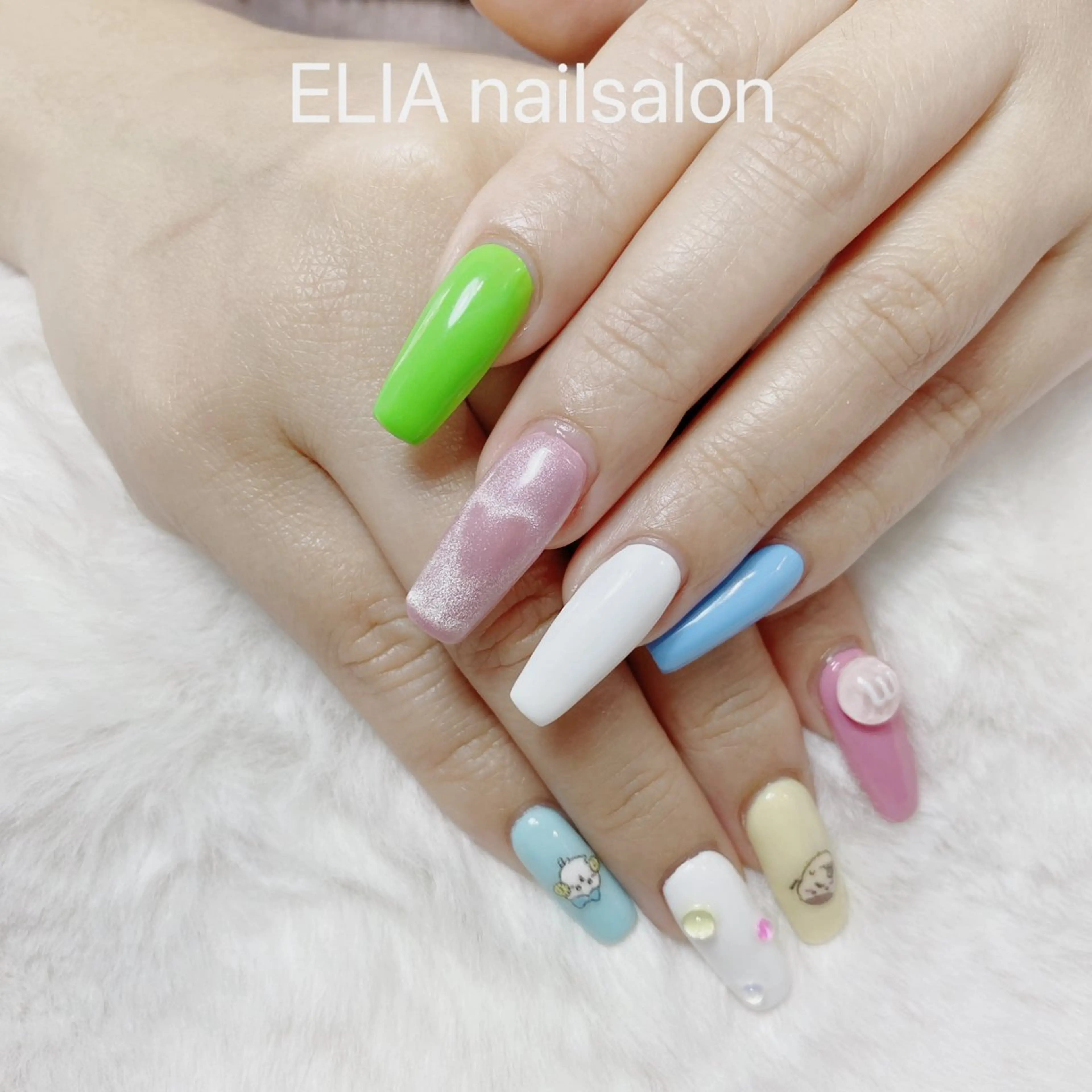 カラー ELIA【エリア】 nailsalonのネイルデザイン