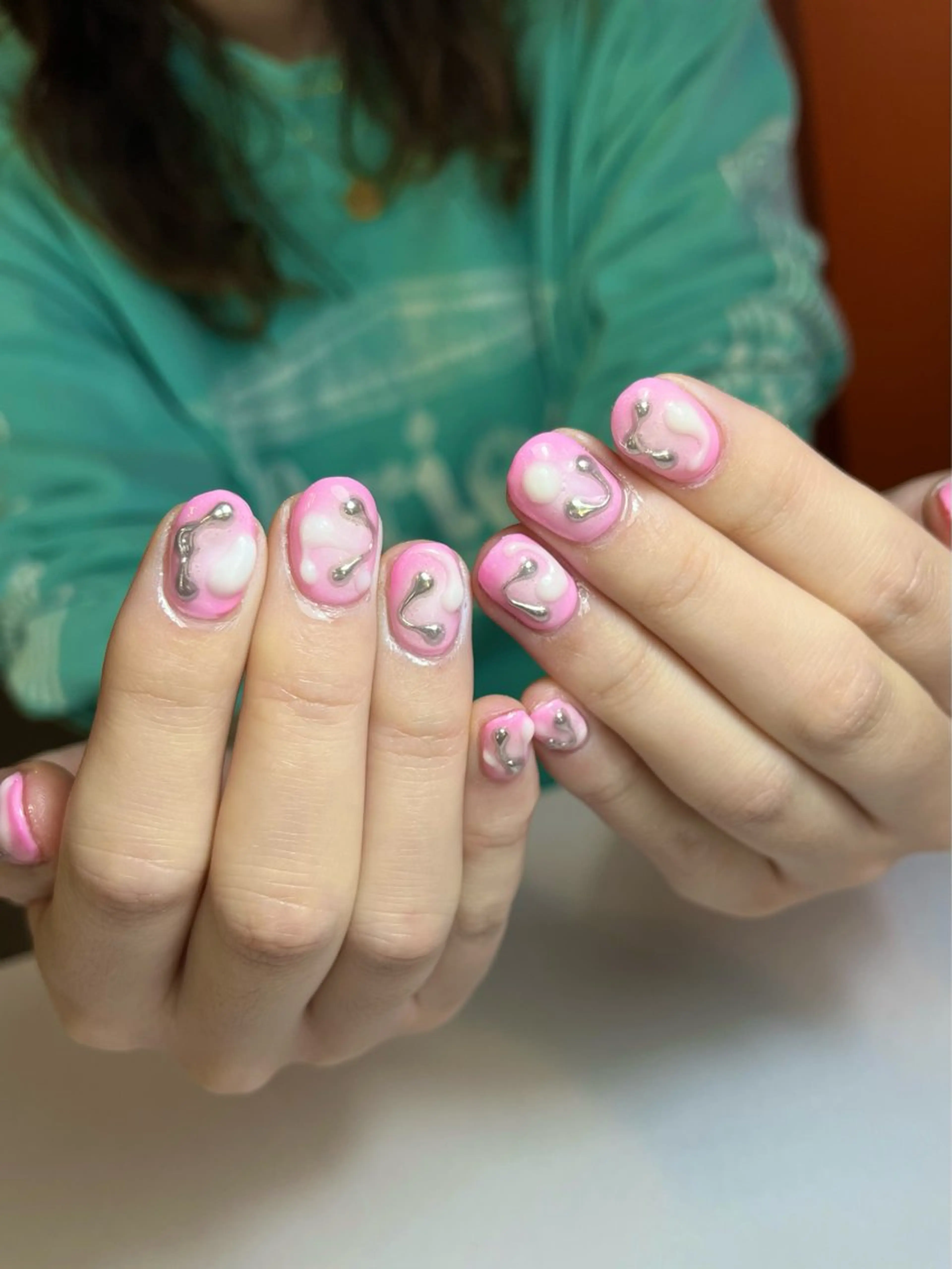 ネイル ハンドネイル ☆ -ˋˏ ⋆Oli nailෆ ̖́-のネイルデザイン