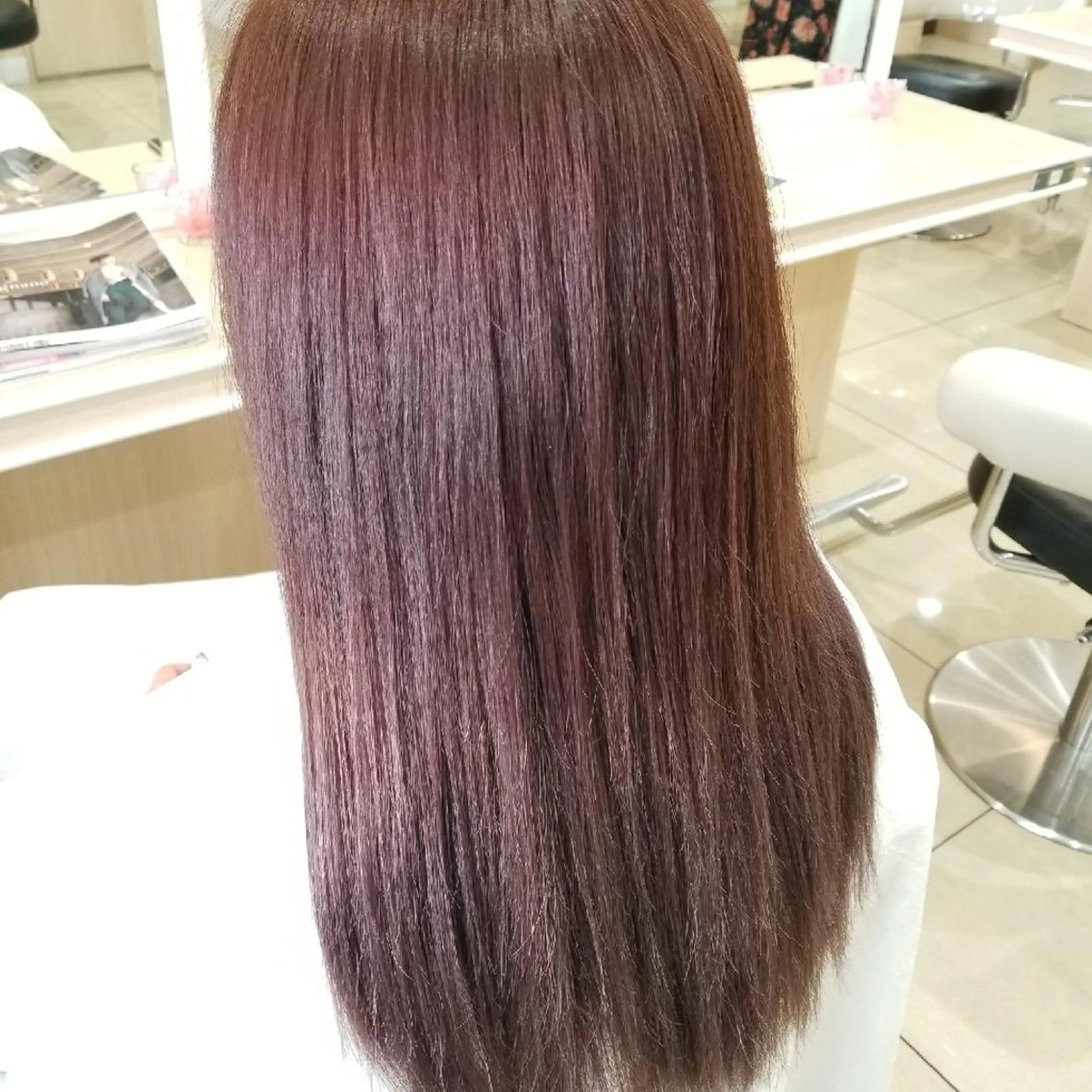ロング カラー カット ヘアカラー 山内 佐江子のヘアスタイル