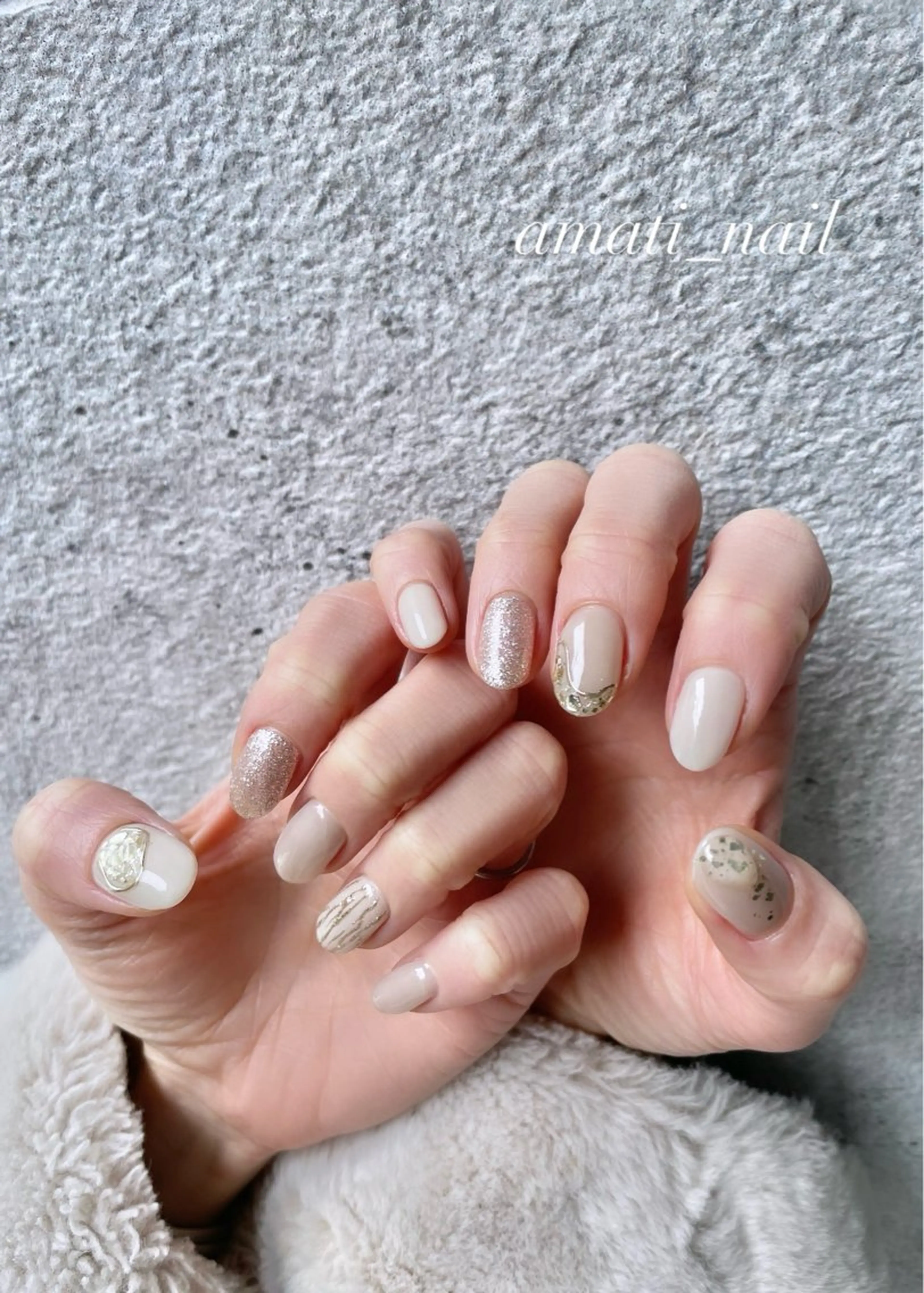 ネイル フットネイル ジェルネイル マグネットネイル ミラーネイル ニュアンスネイル ハンドネイル amati_nail TAKAKOのネイルデザイン