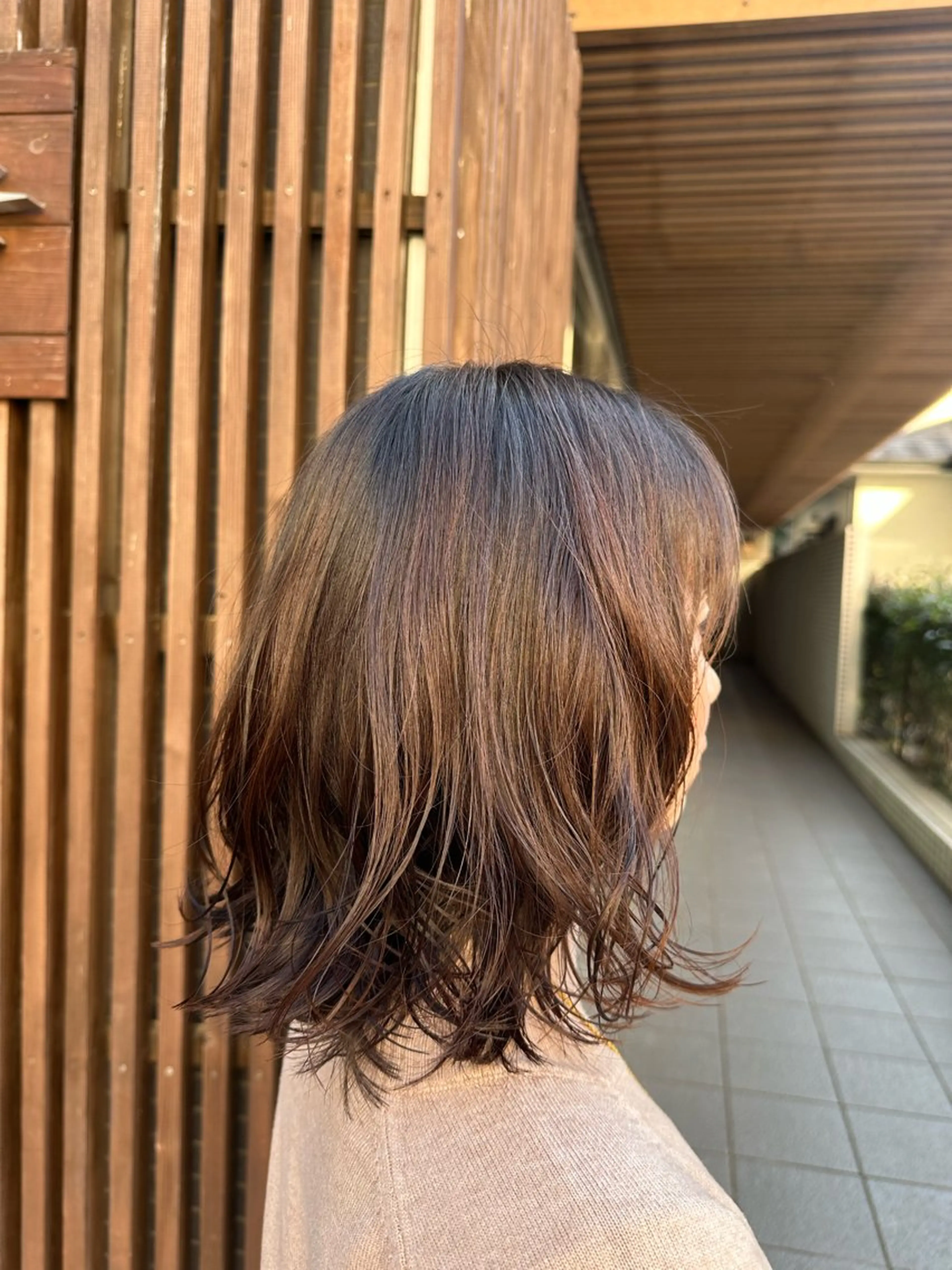 ミディアム パーマ ミディアムパーマ ボブ 長めボブ カット パーマ KAKERU/ボブ/ ショート/パーマ🌱のヘアスタイル