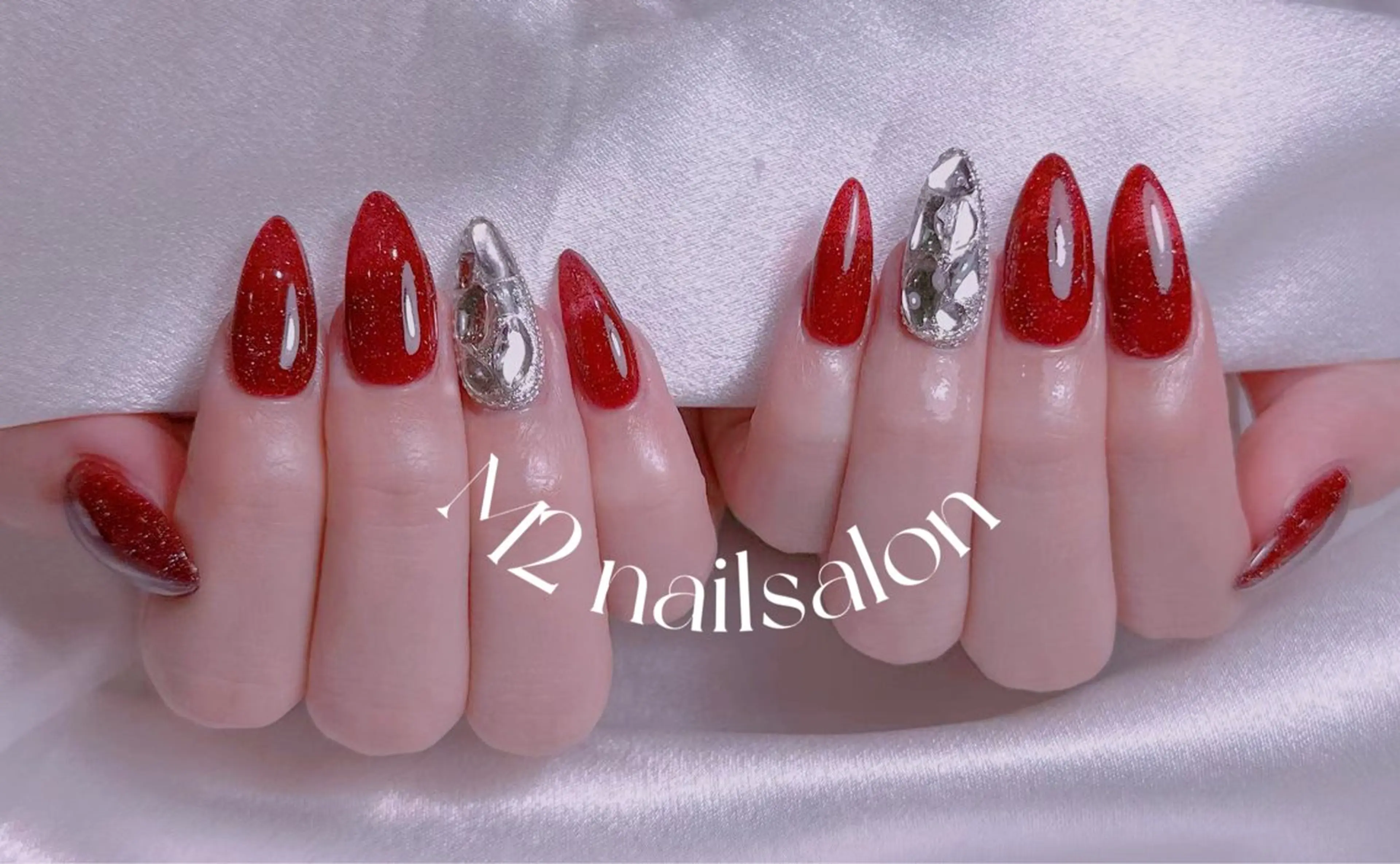 ネイル ハンドネイル 長さだし専門店 M2 rikaのネイルデザイン