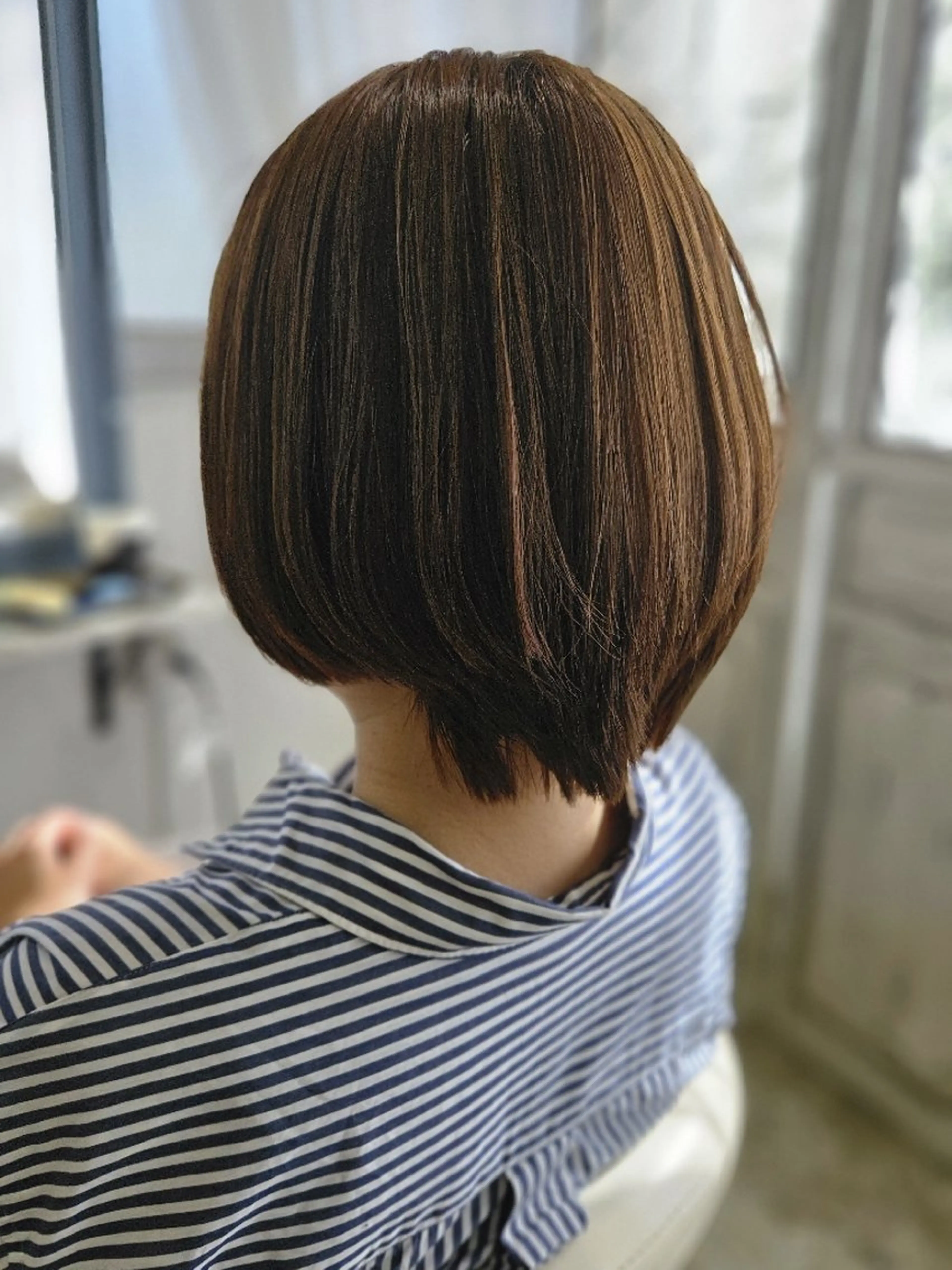 ショート 縮毛矯正 Coppe pan所属・熊野 タイソンのヘアスタイル