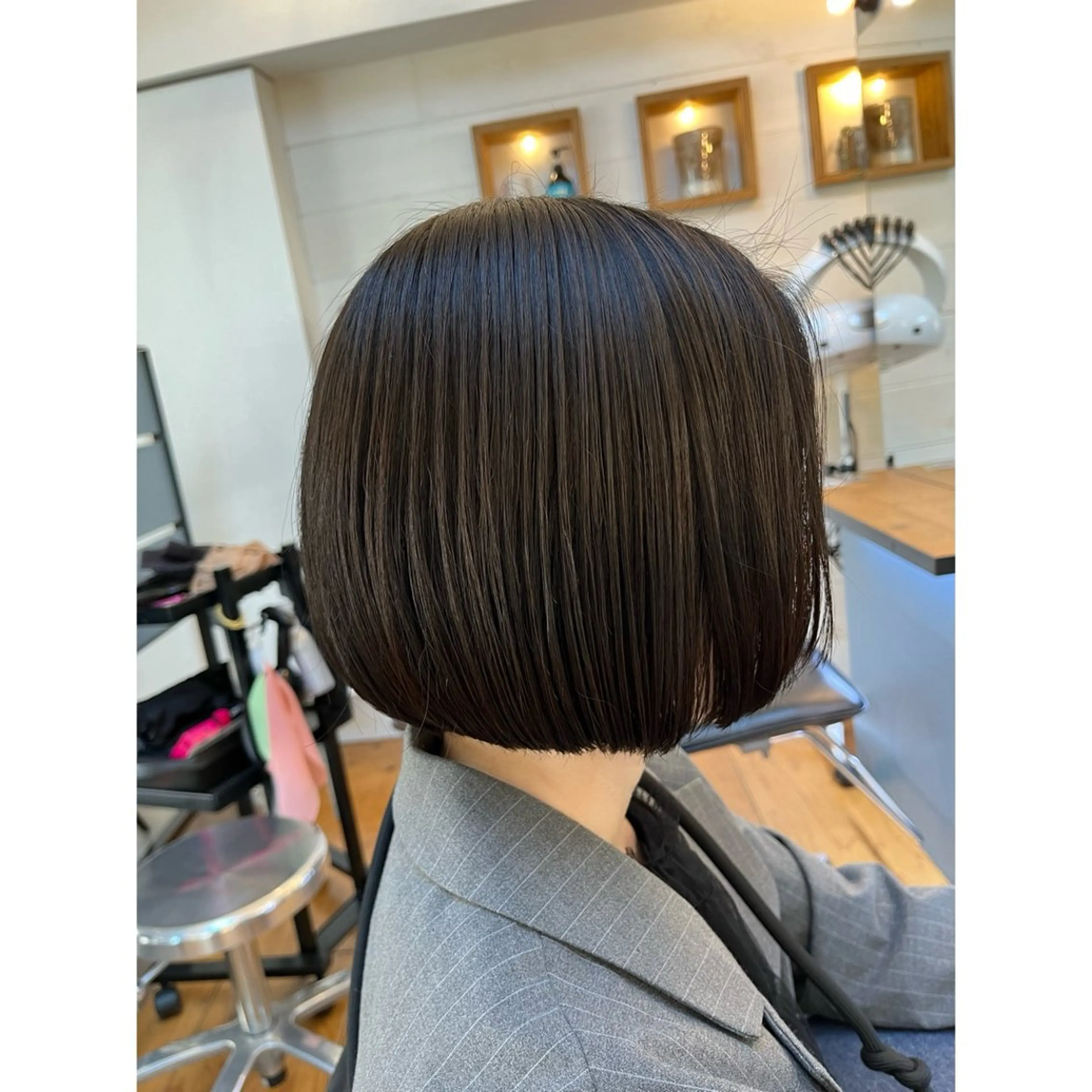 ショート カラー ボブ カット Lagom なかだのヘアスタイル