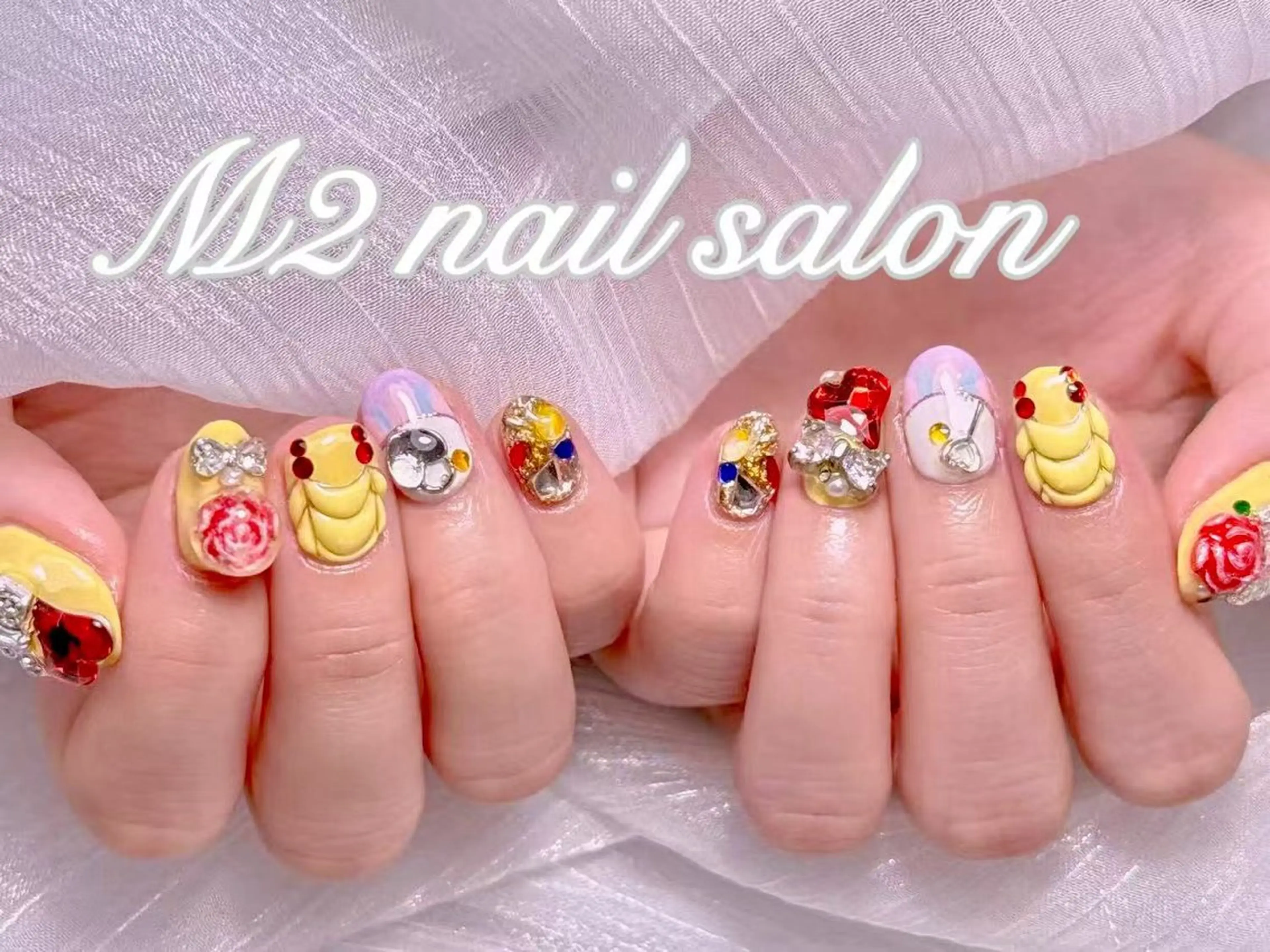 ネイル ハンドネイル 長さだし専門店 M2　rikaのネイルデザイン