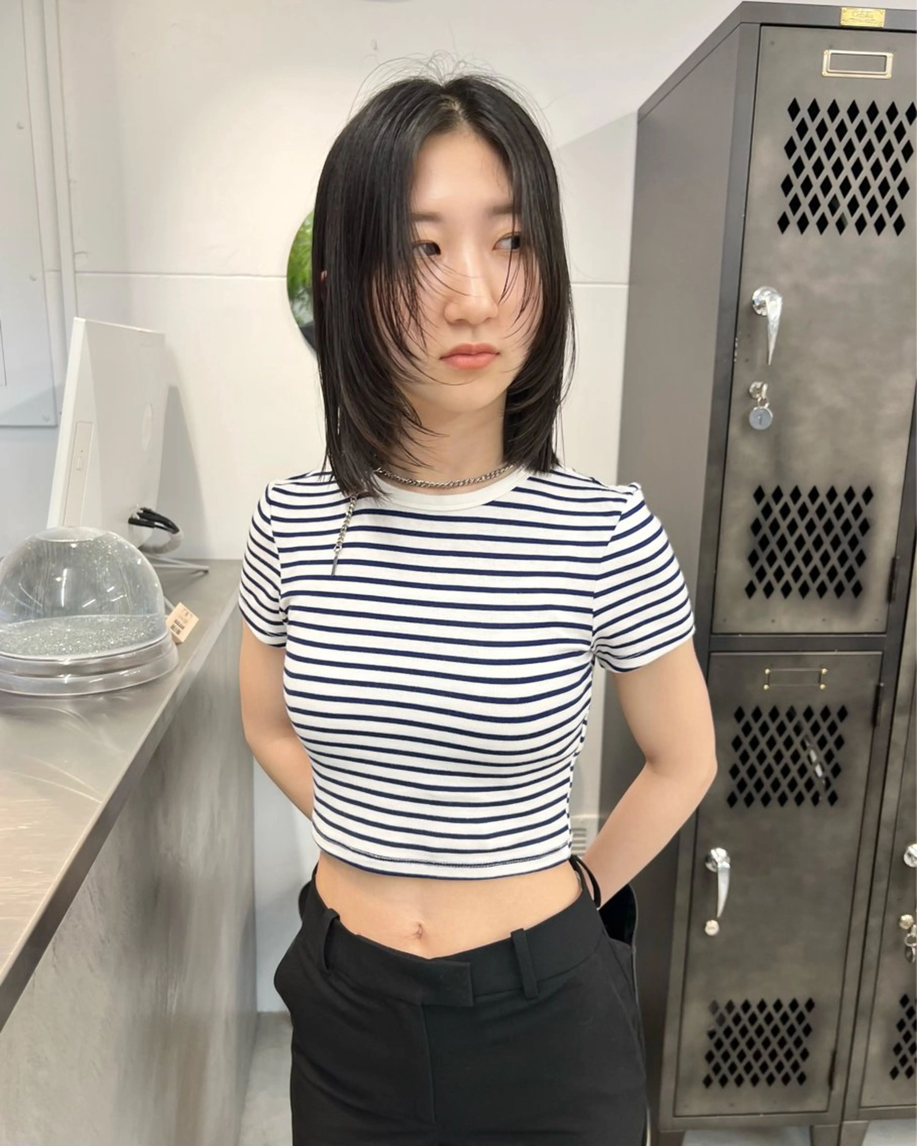 ミディアム カラー カット トリートメント 樫原裕二 /柔らかいカラーのヘアスタイル