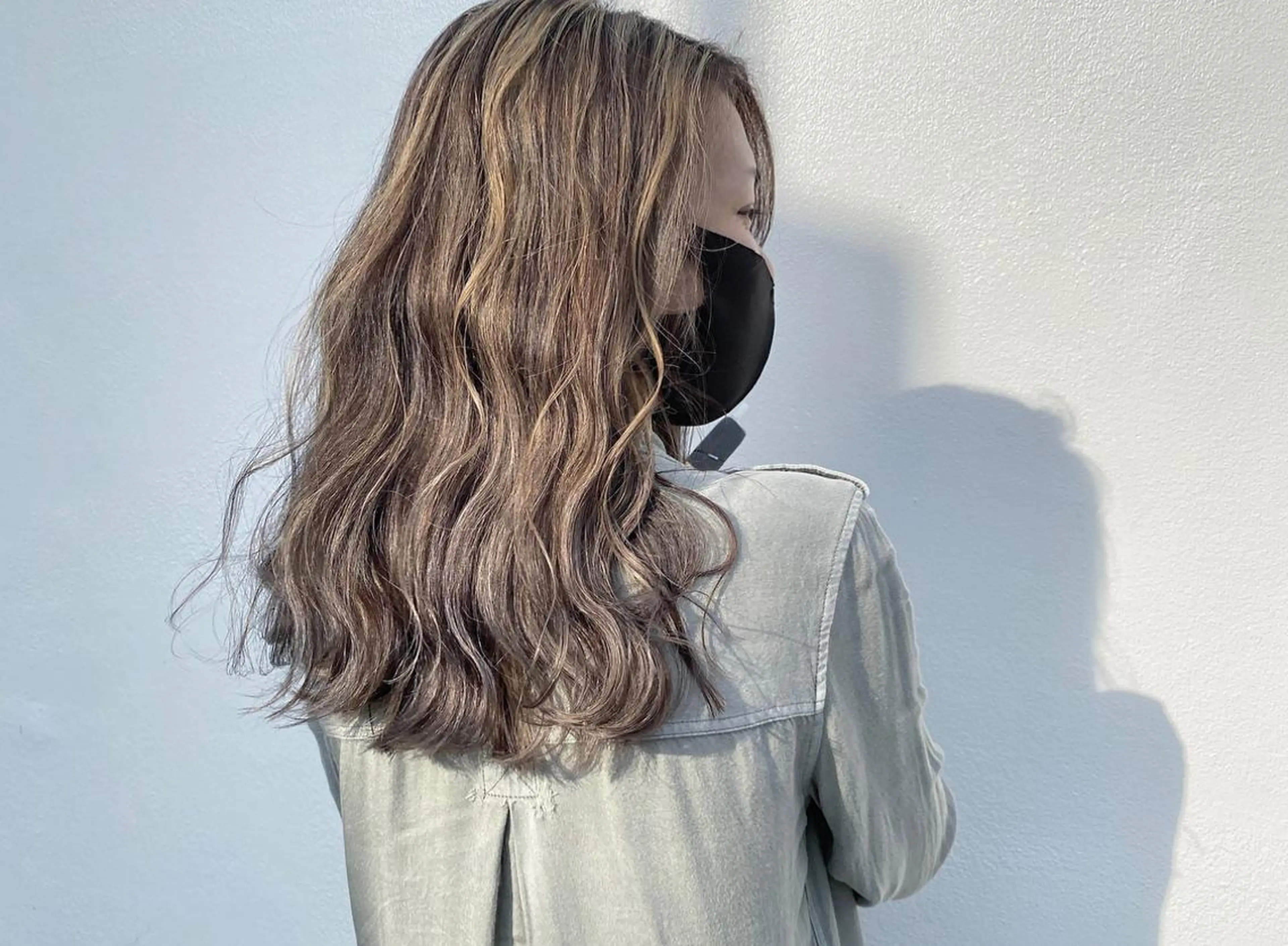 セミロング ハイライト Designer EGGのマツエク・マツパデザイン