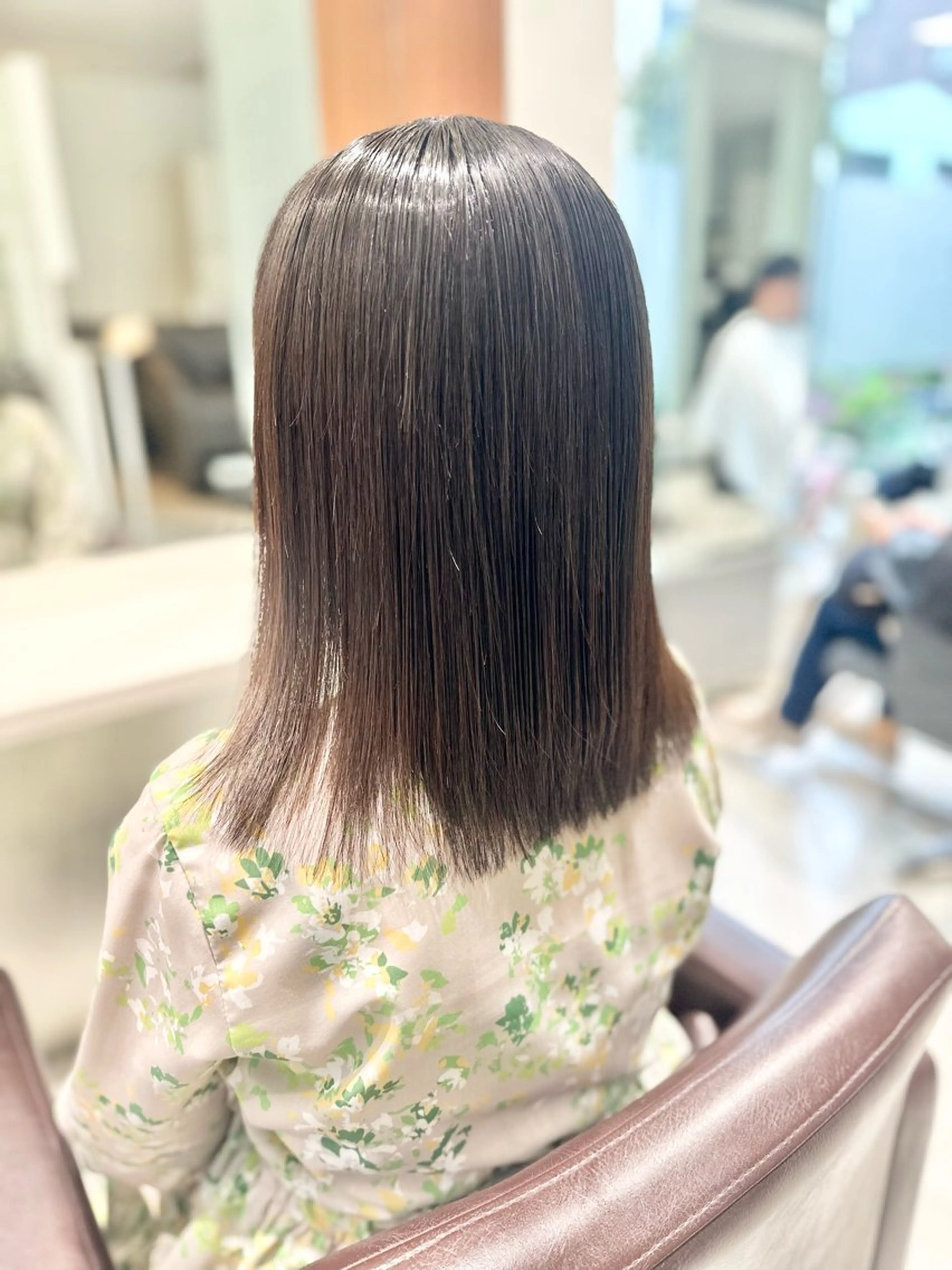 縮毛矯正の写真