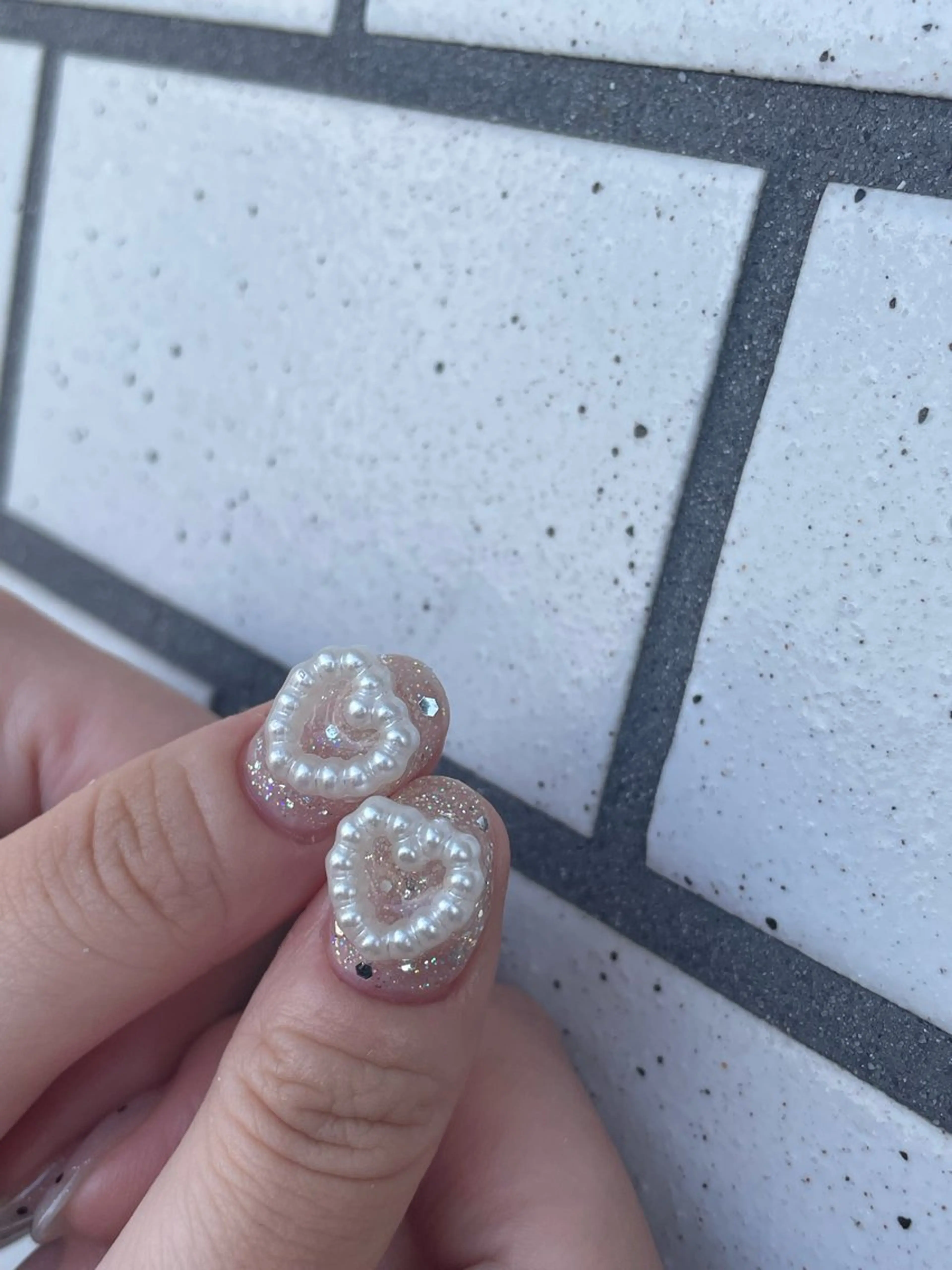 ネイル フラワーネイル フレンチネイル ジェルネイル ガーリー ハート nailist. sayaのネイルデザイン