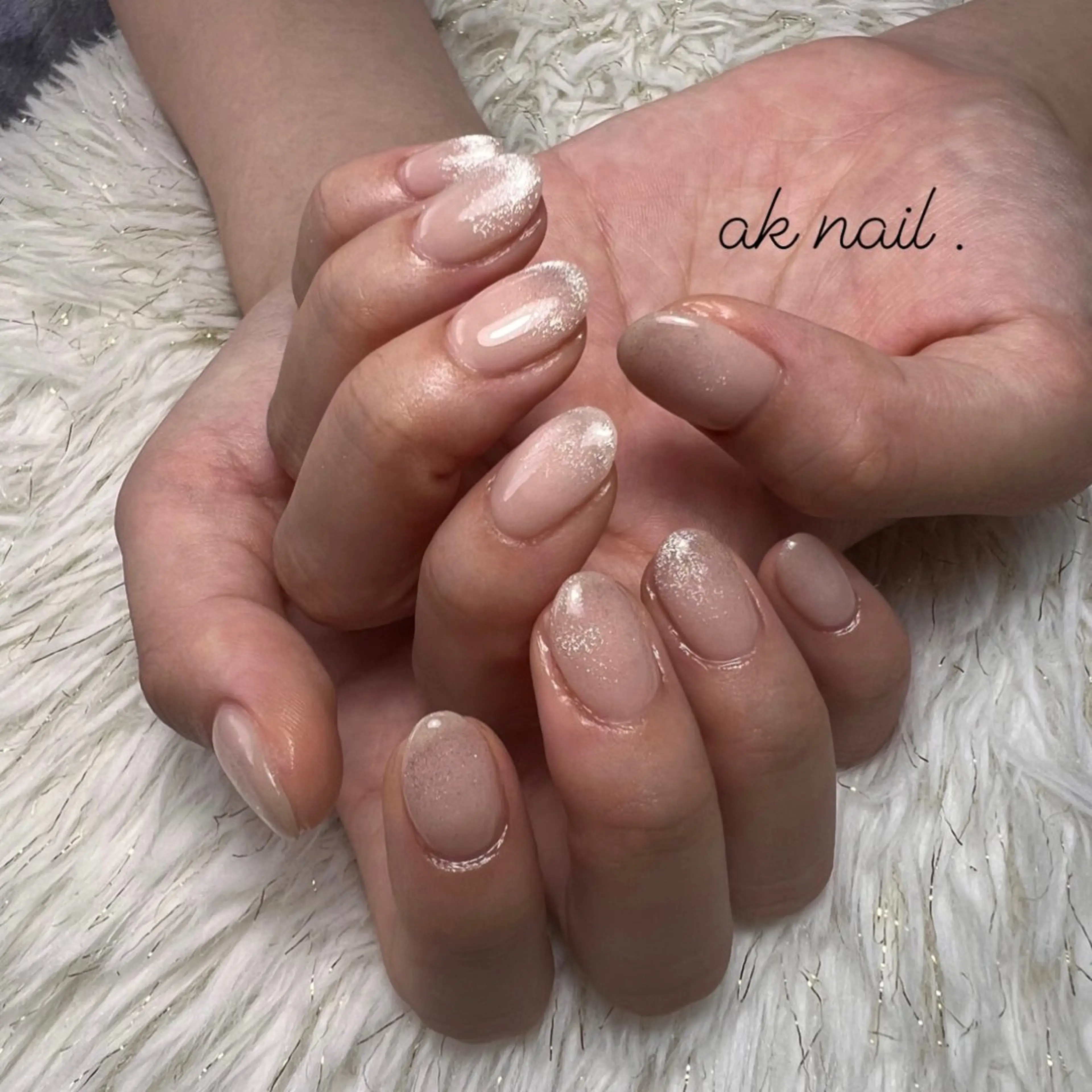 ショート ネイル ハンドネイル ak nail .のネイルデザイン