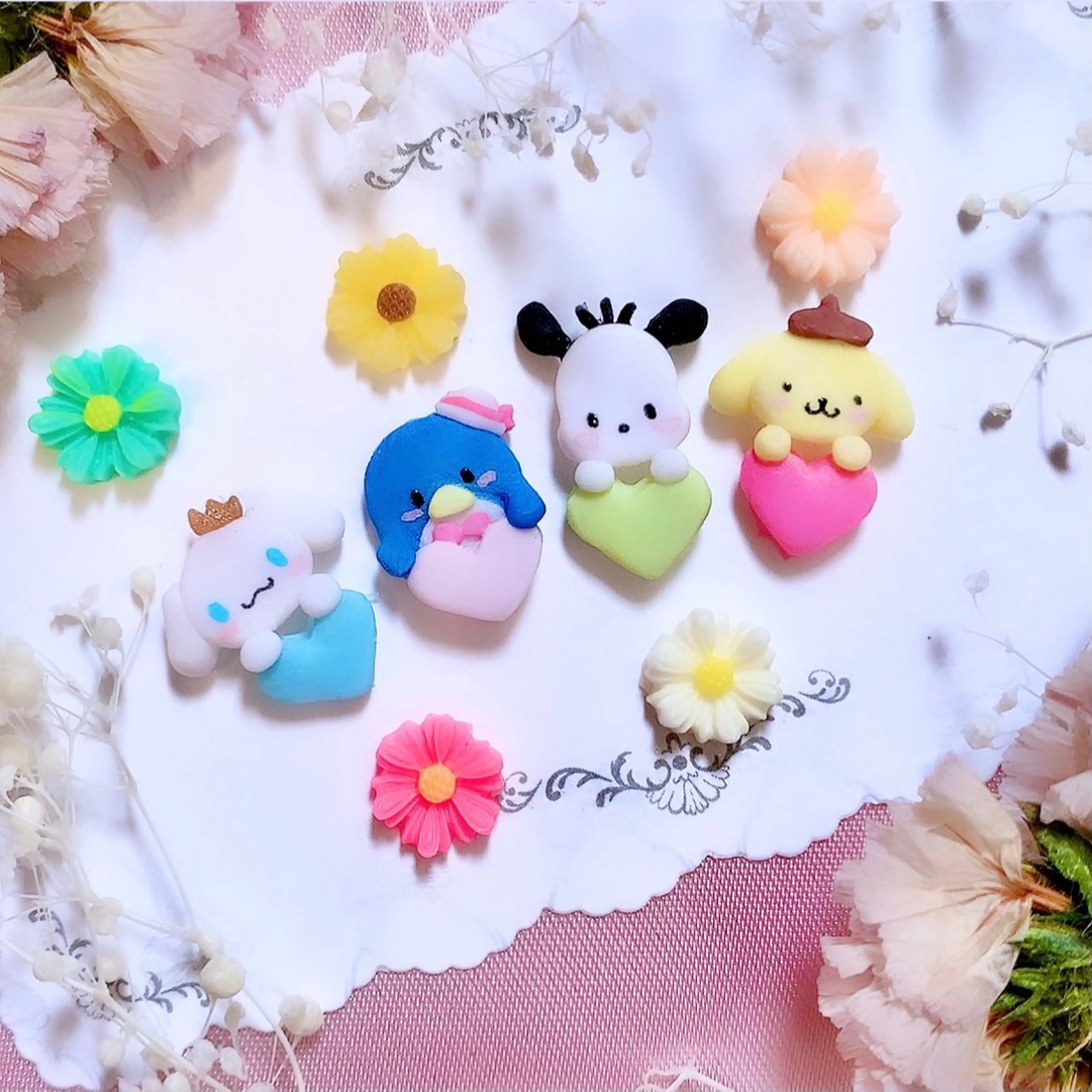 ネイル アートネイル ぷっくりネイル シェアサロンLei.g(レイジー)所属・3Dアートネイル💗 都築レナのネイルデザイン