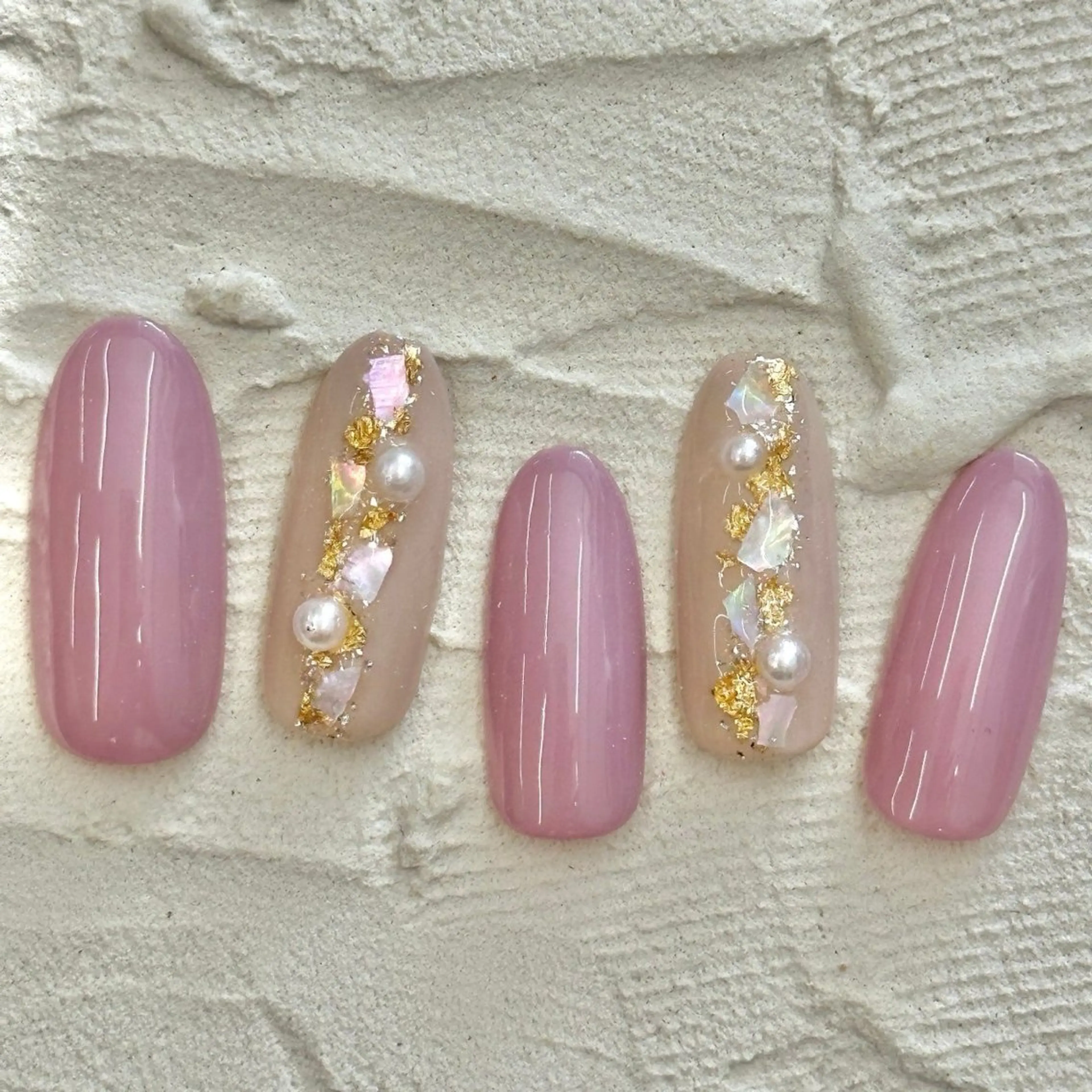 ネイル ⭐︎休業中の練習⭐︎ JNA認定講師髙橋のネイルデザイン