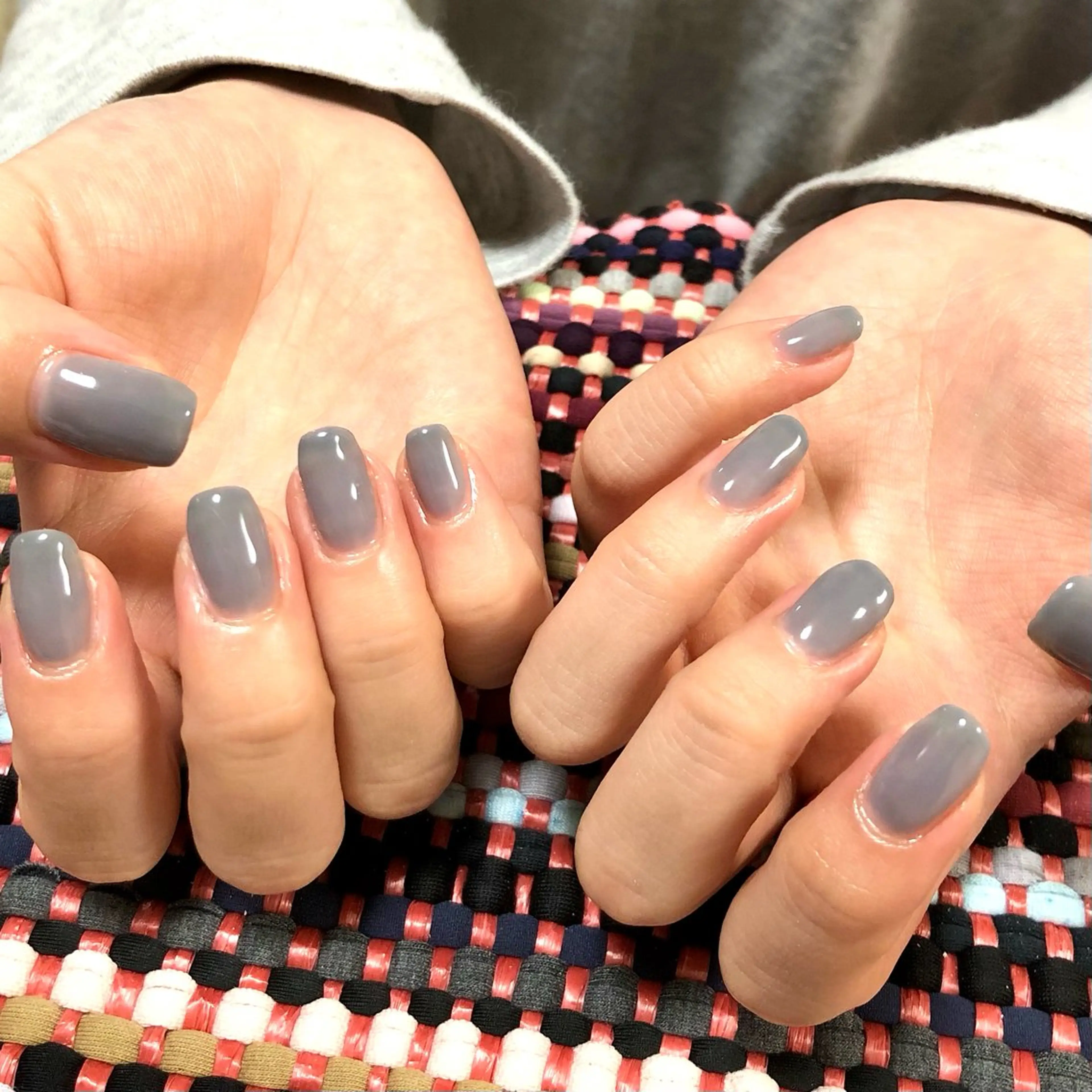 ネイル ワンカラーネイル シンプルネイル ハンドネイル meeho所属・salon *meehoのネイルデザイン