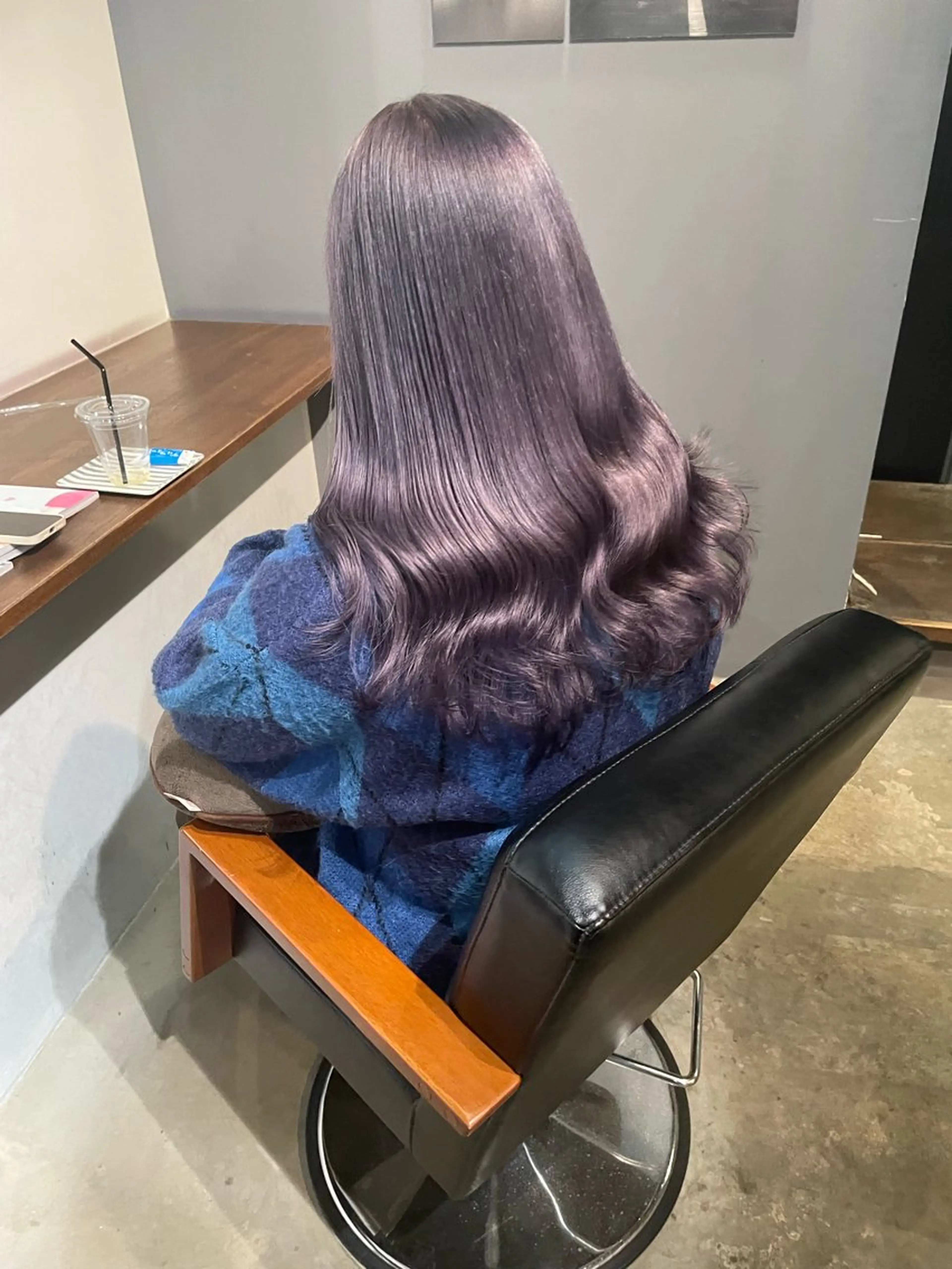 ロング ヘアカラー トリートメント Baby美容師 Ninaのヘアスタイル