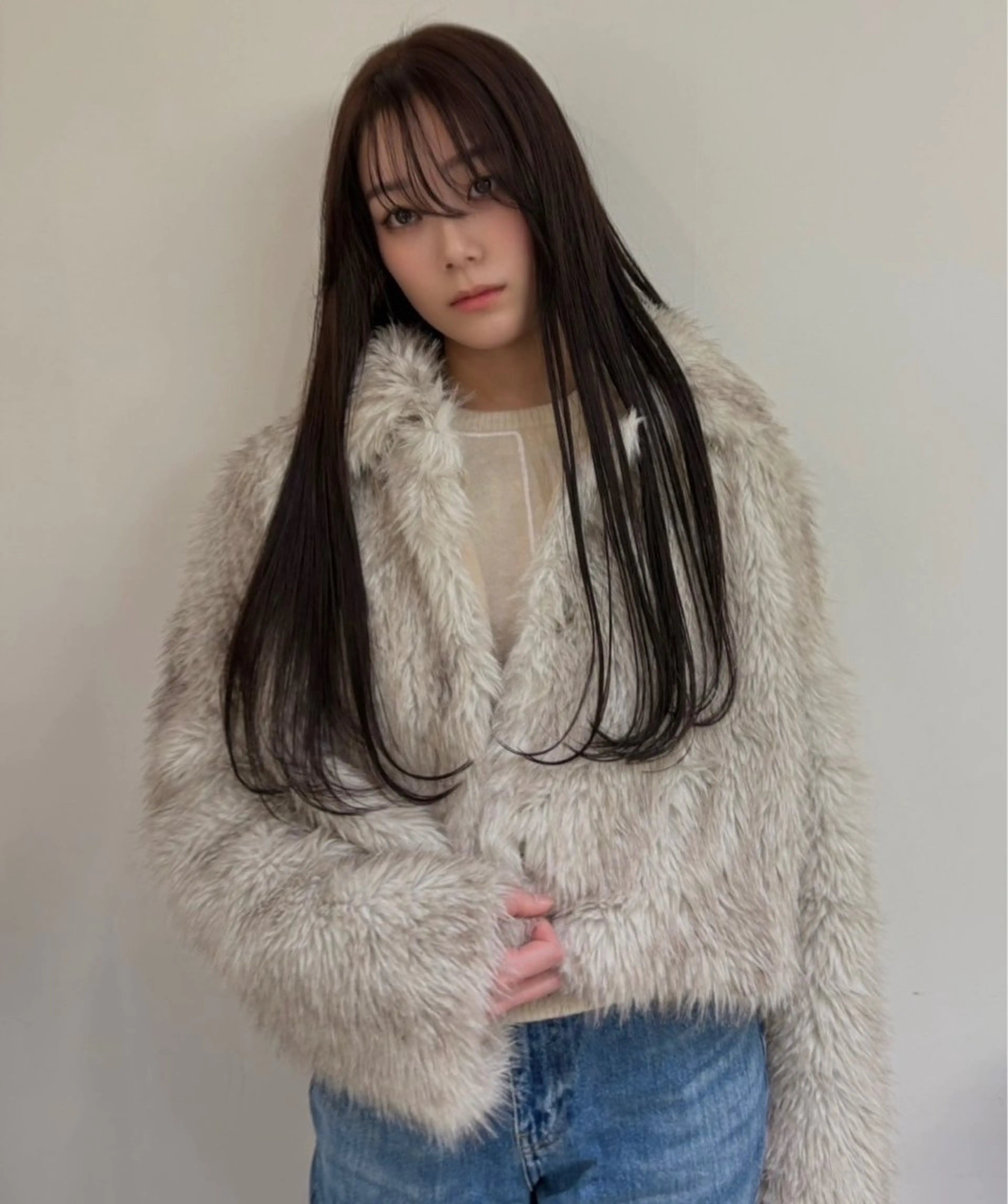 ロング カラー ブラウンカラー 透明感カラー マロンブラウン TOKUYAMA SALON  NY所属・門岡 昌輝のヘアスタイル