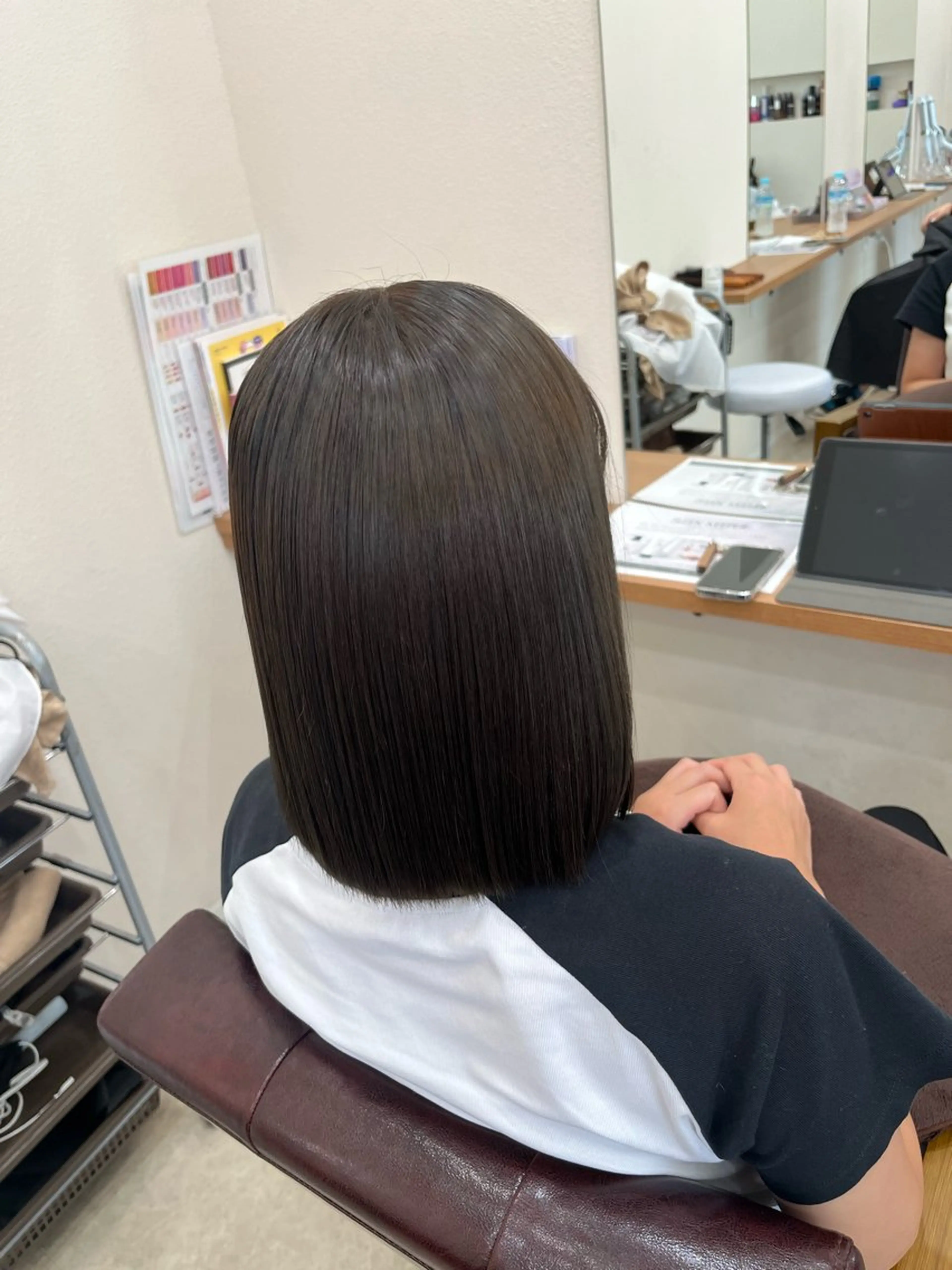 カラー ヘアカラー 永井 夢彩のヘアスタイル