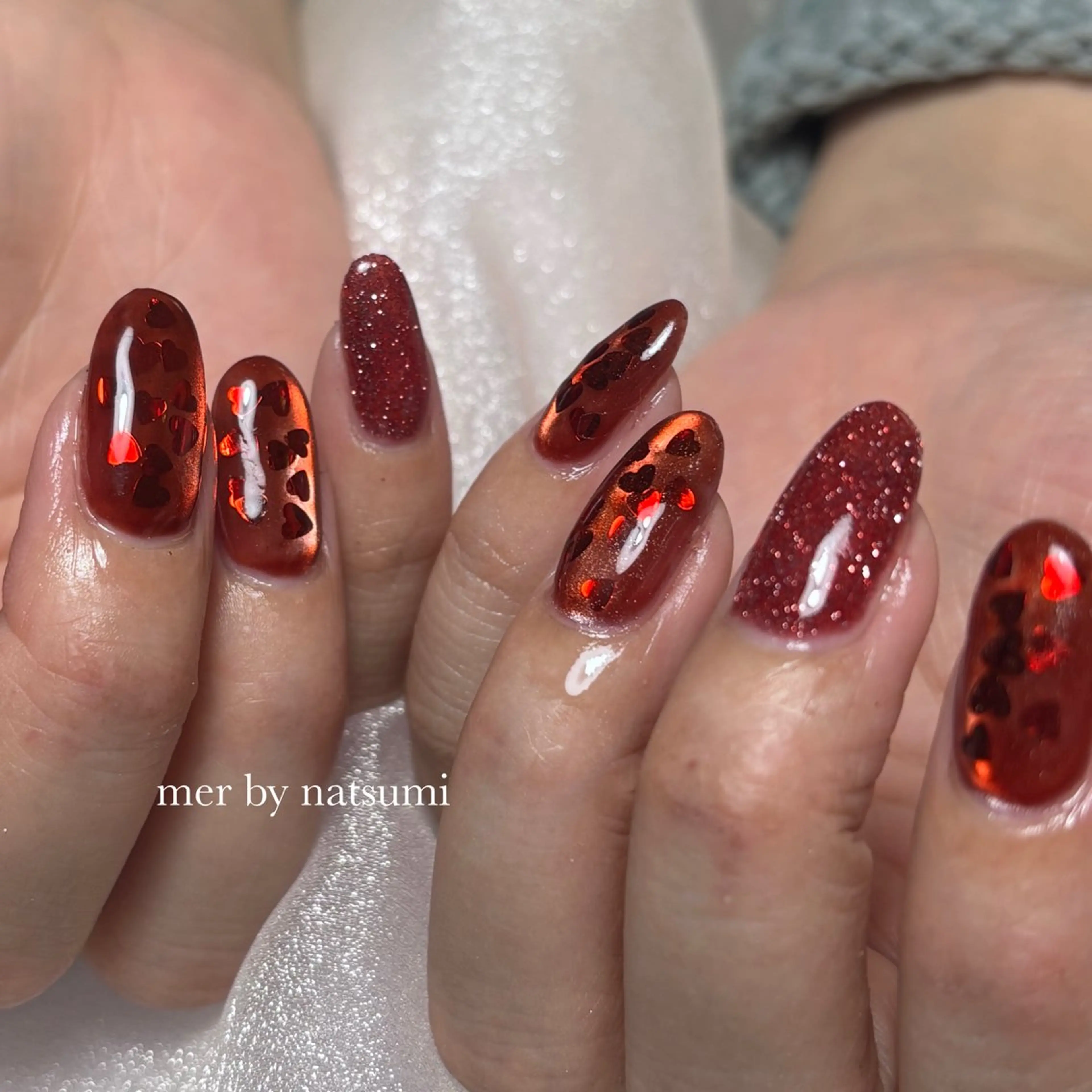 セミロング mer natsumiのネイルデザイン