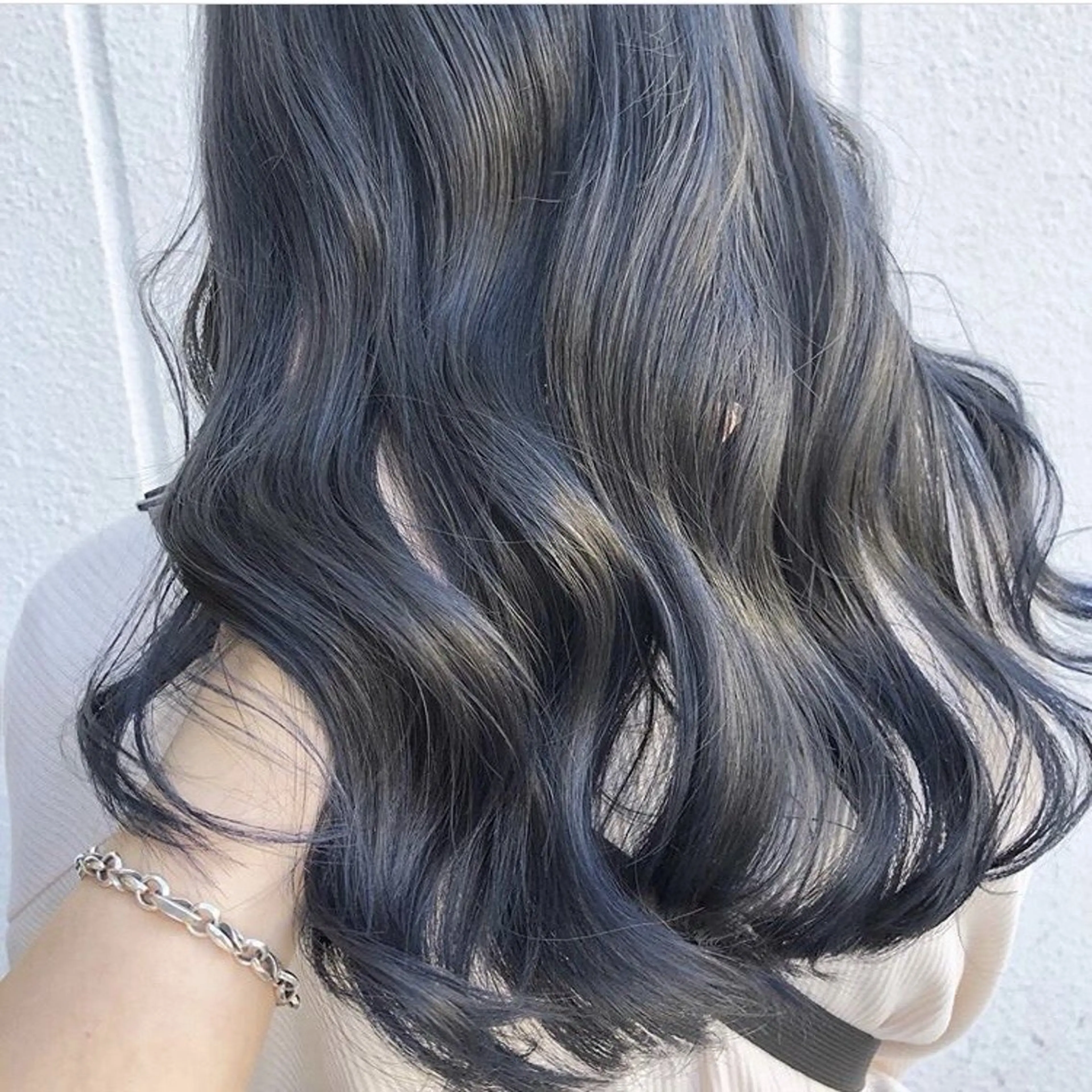 ロング カラー パーマ カット ヘアカラー 🦋Hosaki🦋 /透明感カラーのヘアスタイル