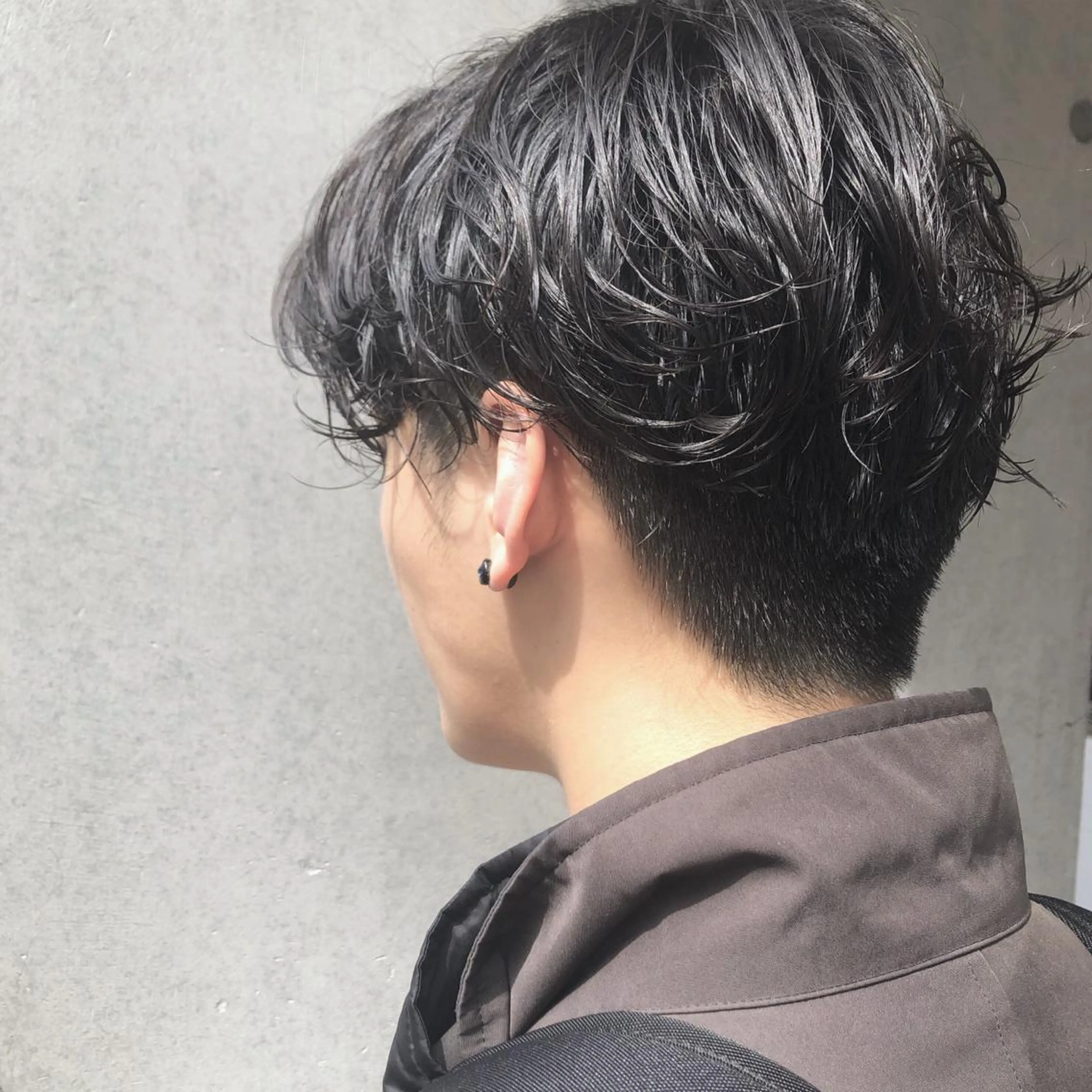 ショート パーマ メンズ メンズパーマ やまもと さえのヘアスタイル