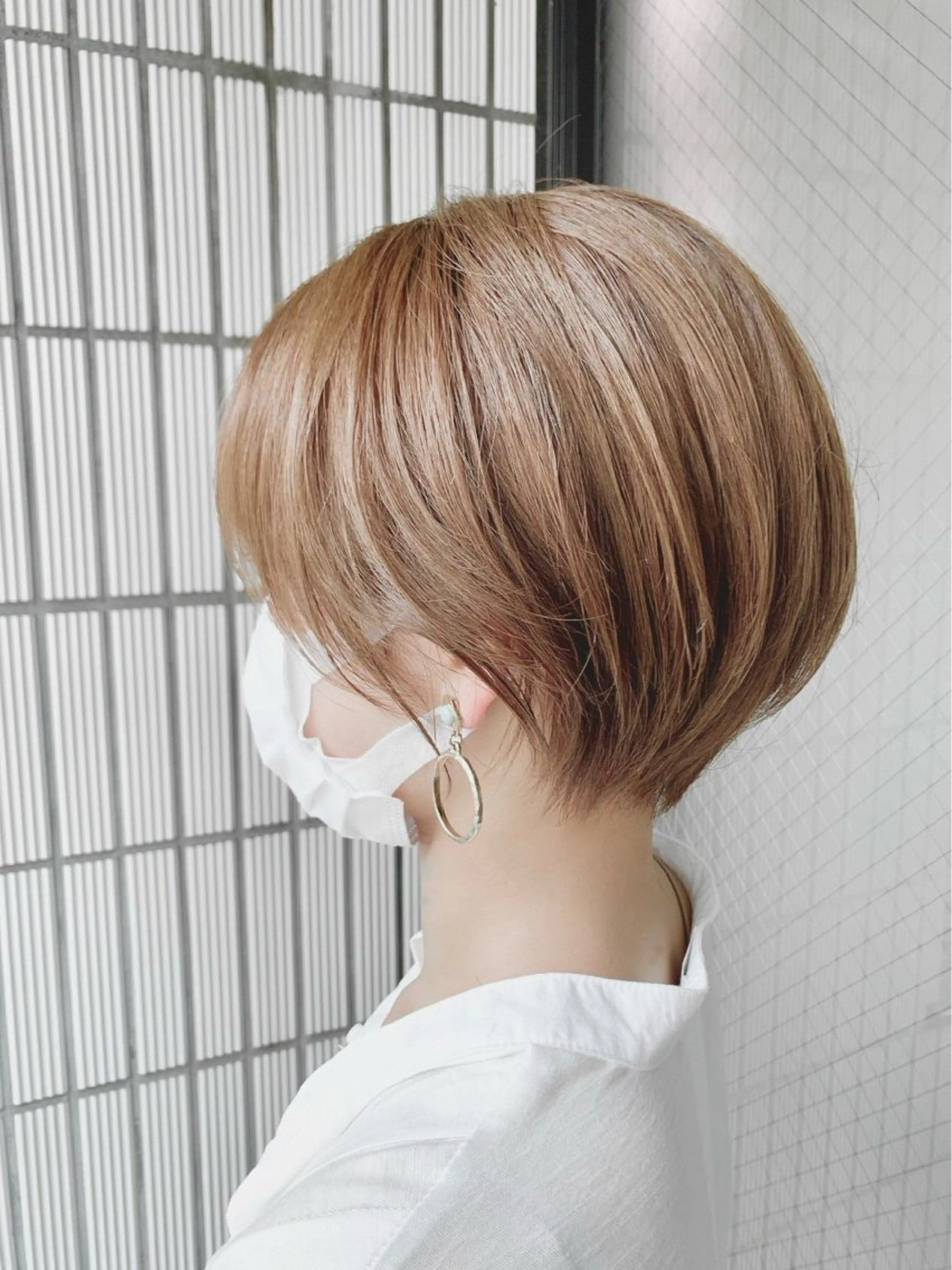 ショート カラー 髪質改善 ショートヘア カット トリートメント ヘッドスパ ヘアセット ショート/表参道 Rimu✂️🤍のヘアスタイル