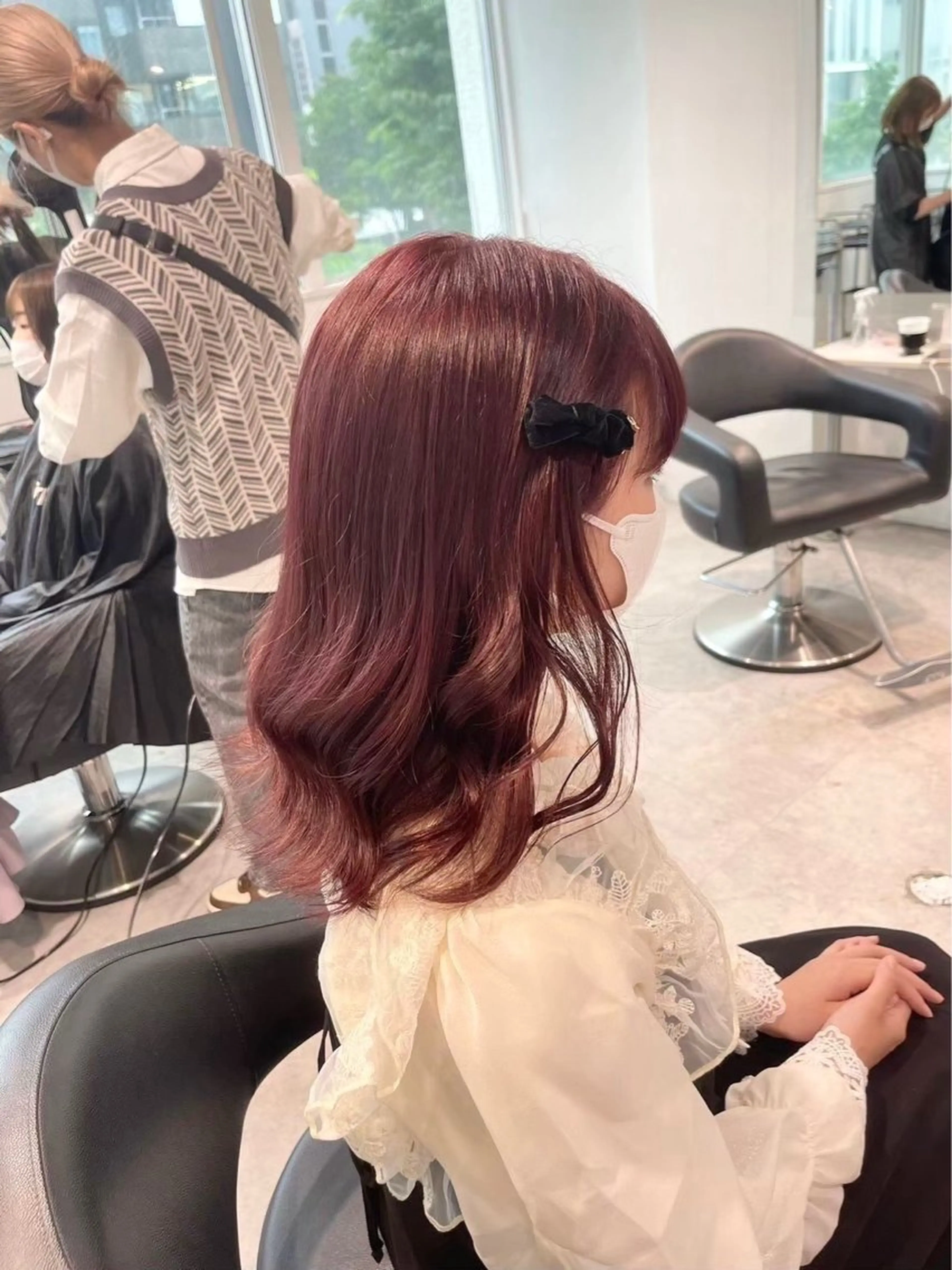 ロング カラー ハイトーン🌈メンズ カット♡Machanのヘアスタイル