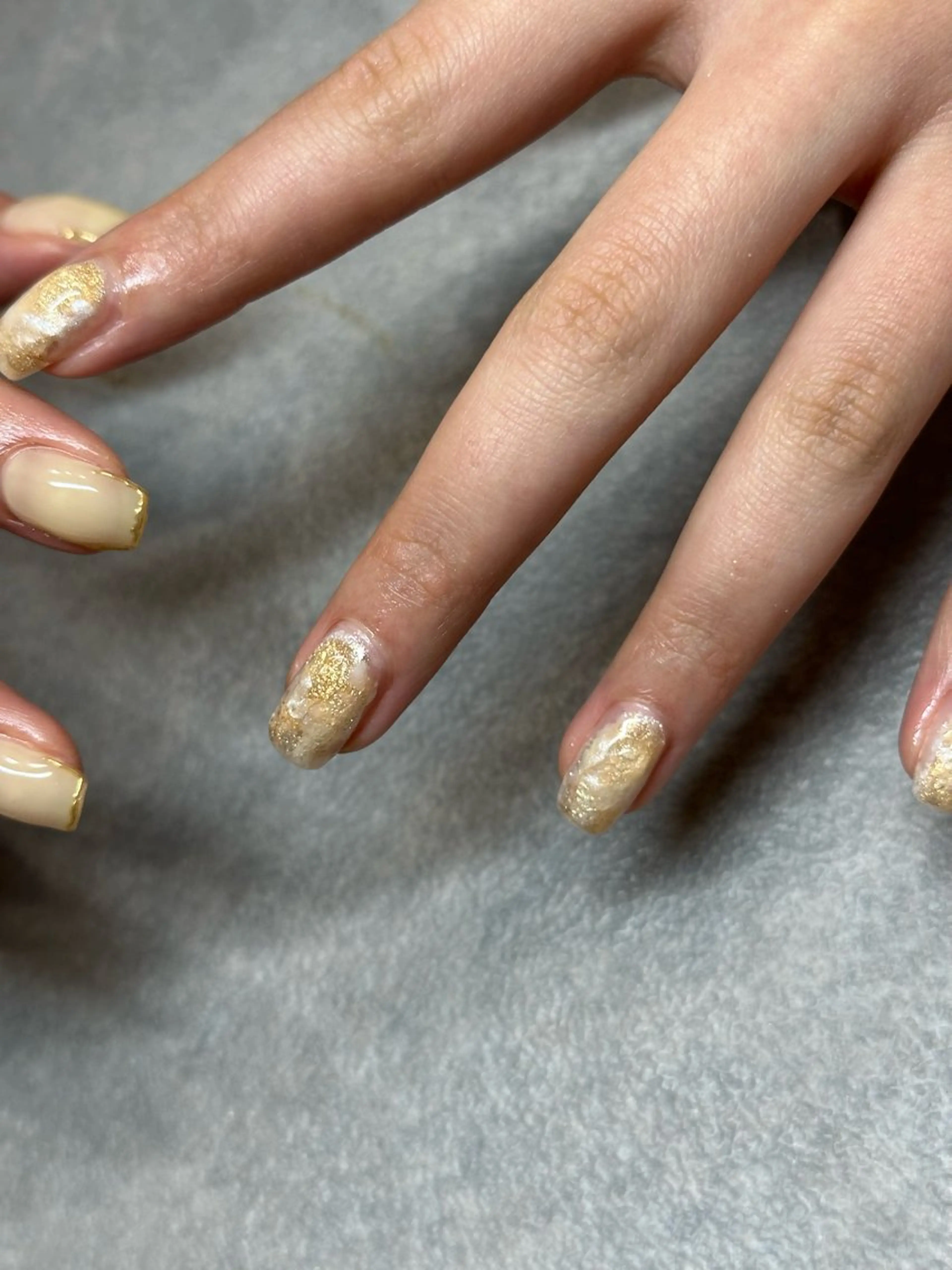 ネイル ハンドネイル フットネイル kiii.__ ✴︎*のネイルデザイン