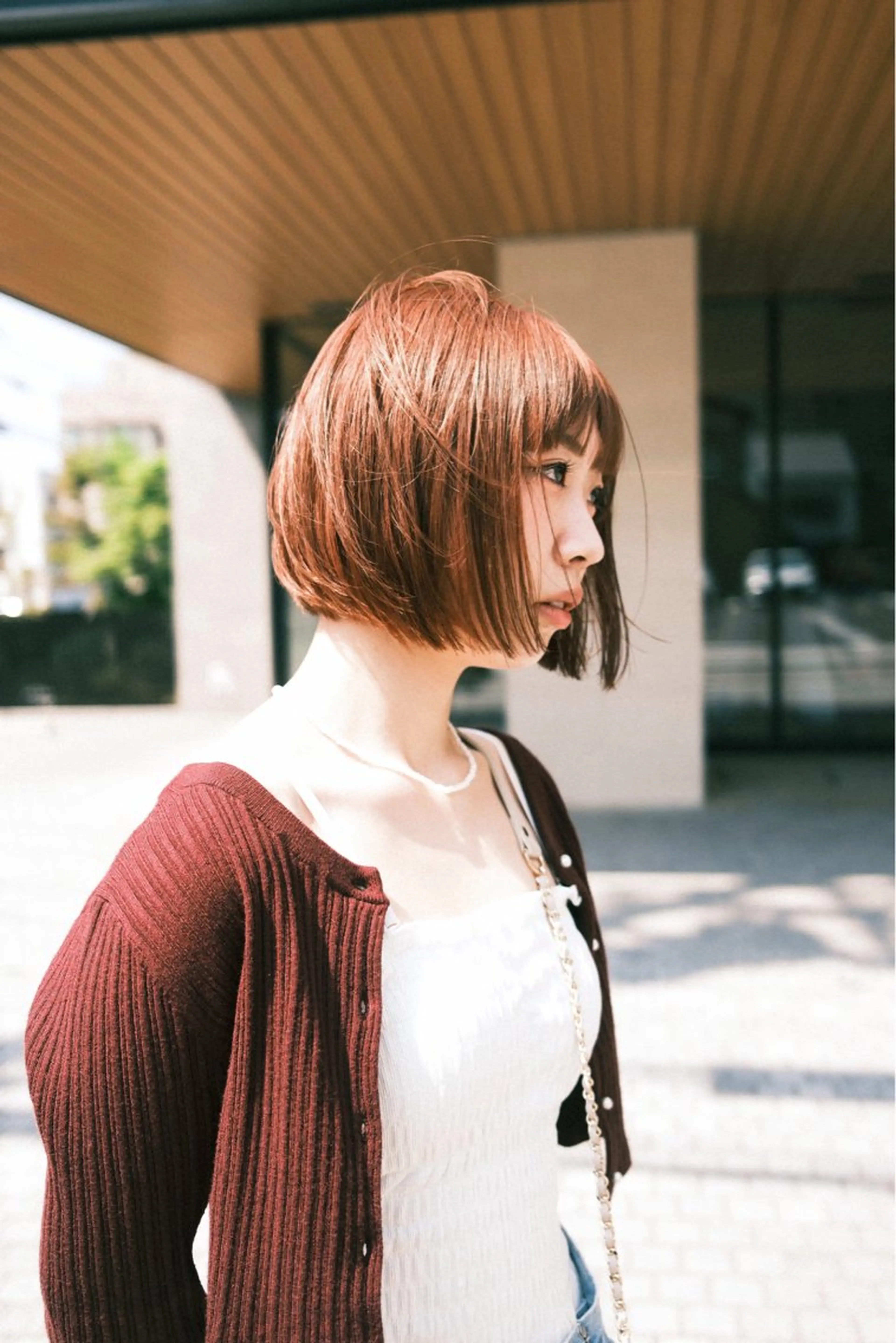 ショート カラー カット ヘアカラー KEI gattacaのヘアスタイル