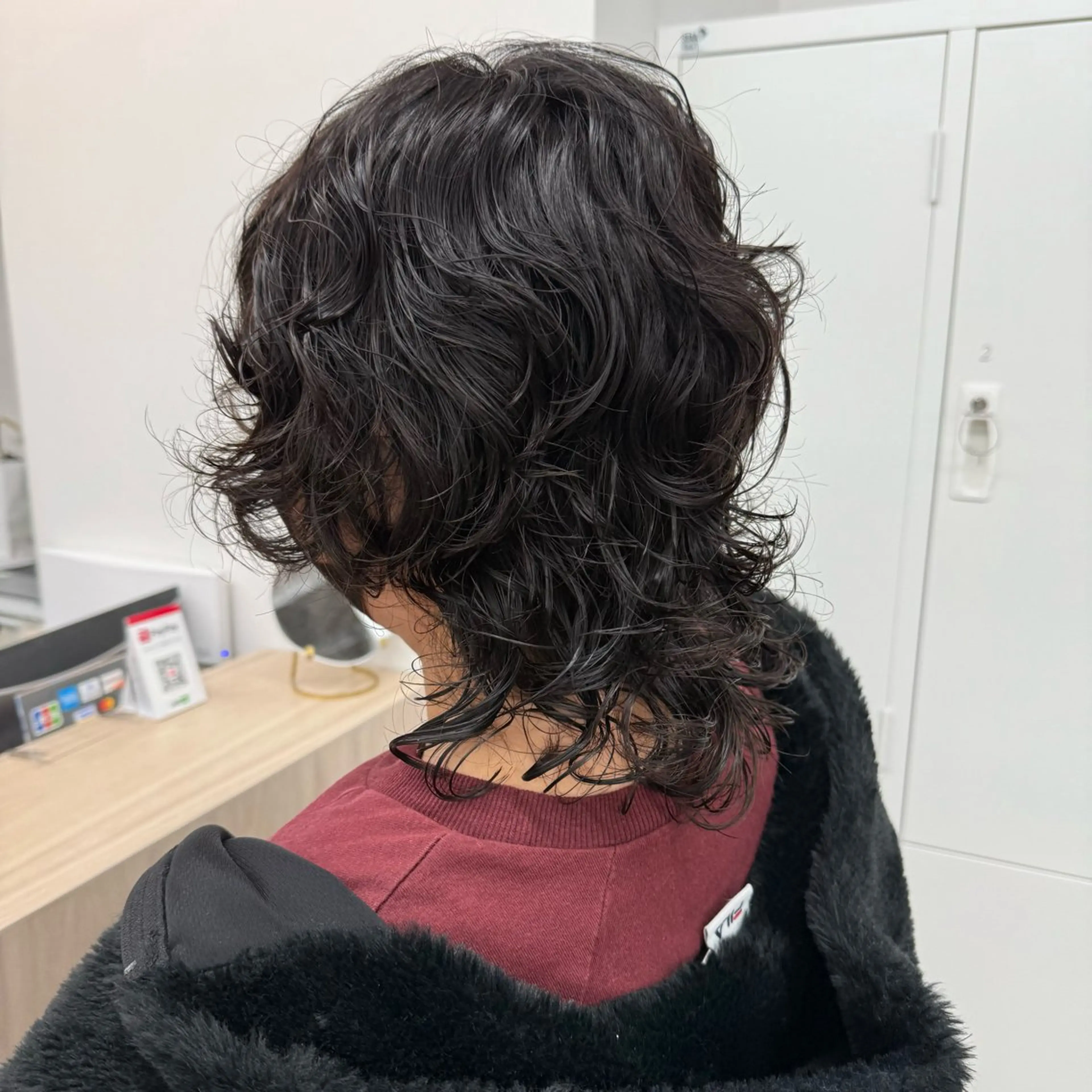 ミディアム パーマ ミディアムパーマ カット パーマ トリートメント miwa/ボブパーマ /モードボブのヘアスタイル