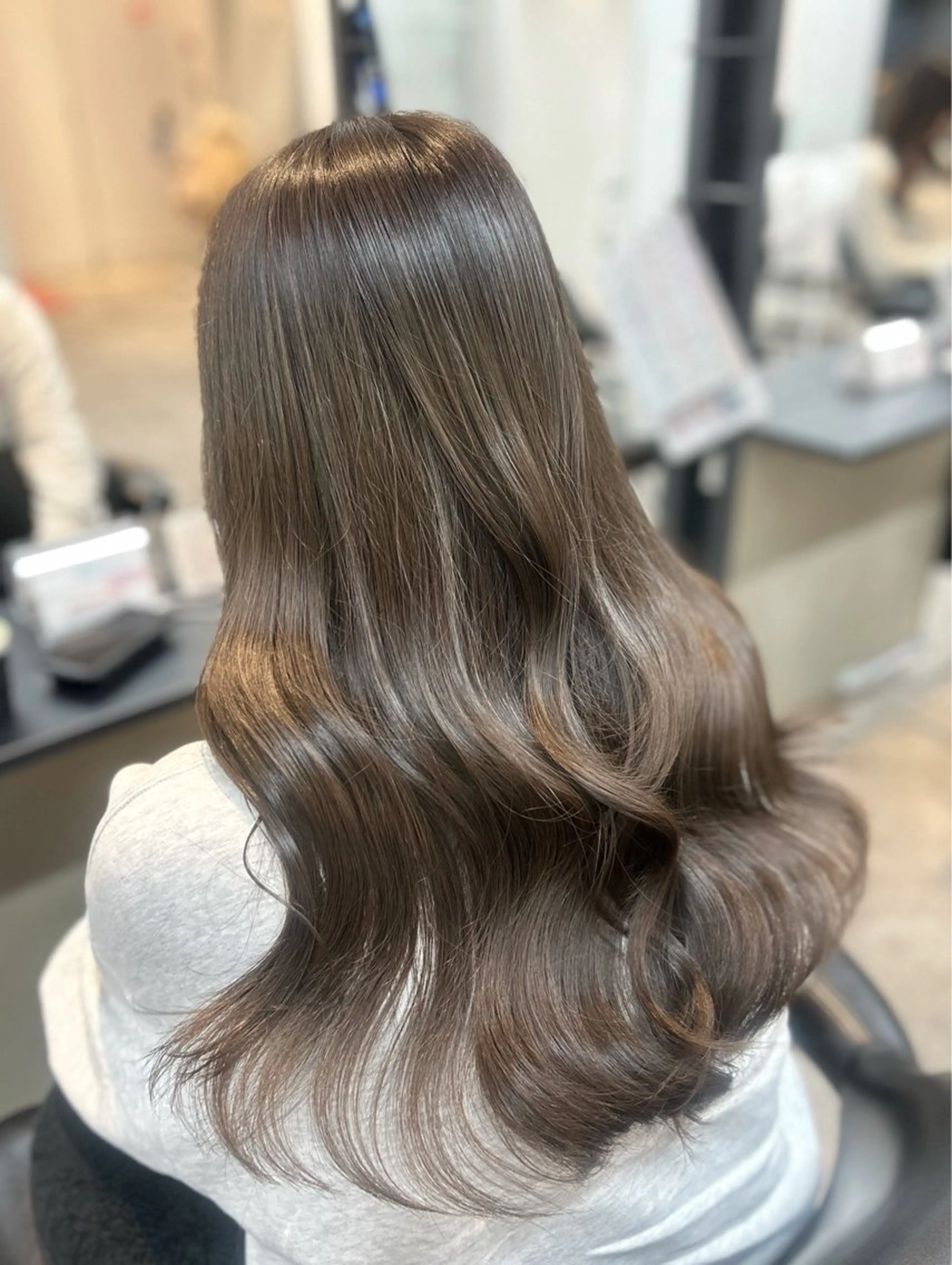 カラー 透明感カラー୨୧ 松山理桜🩰˖ ࣪⊹のヘアスタイル